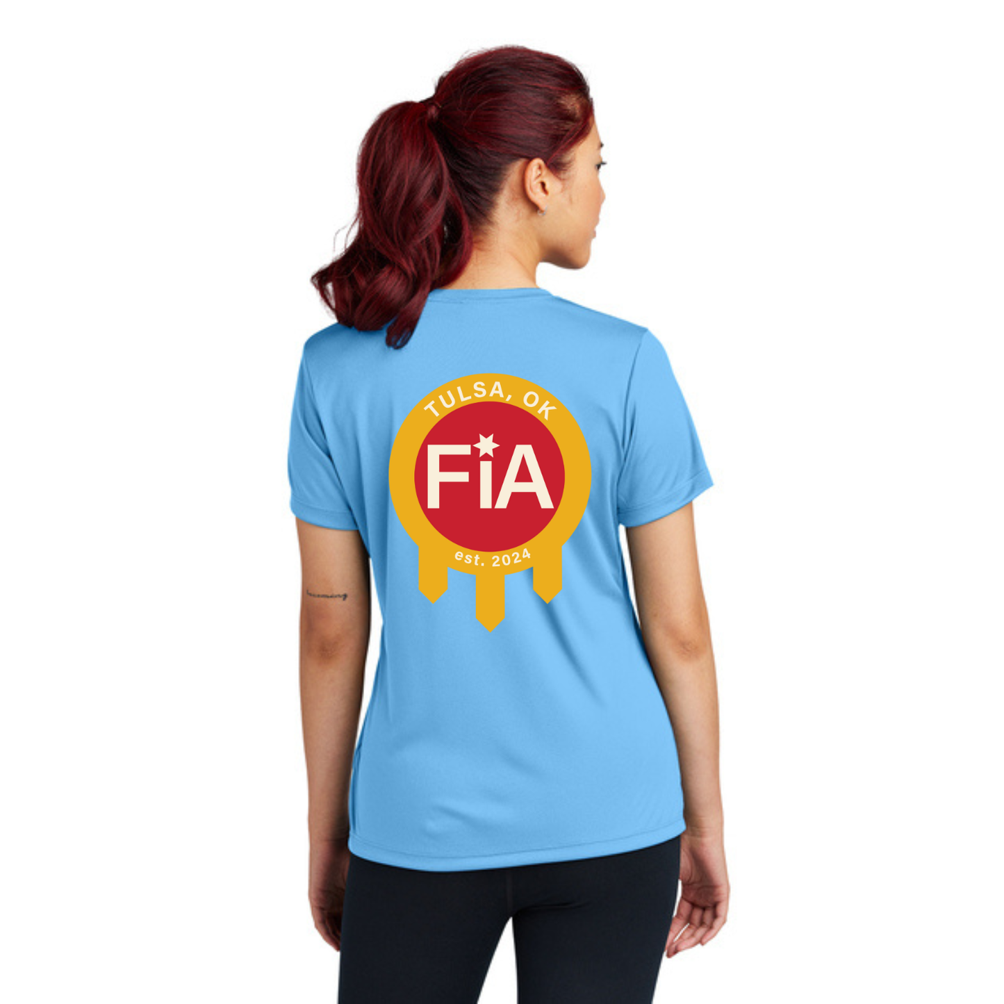 Tulsa, OK - Sport Tek V-Neck Short Sleeve Performance Tee