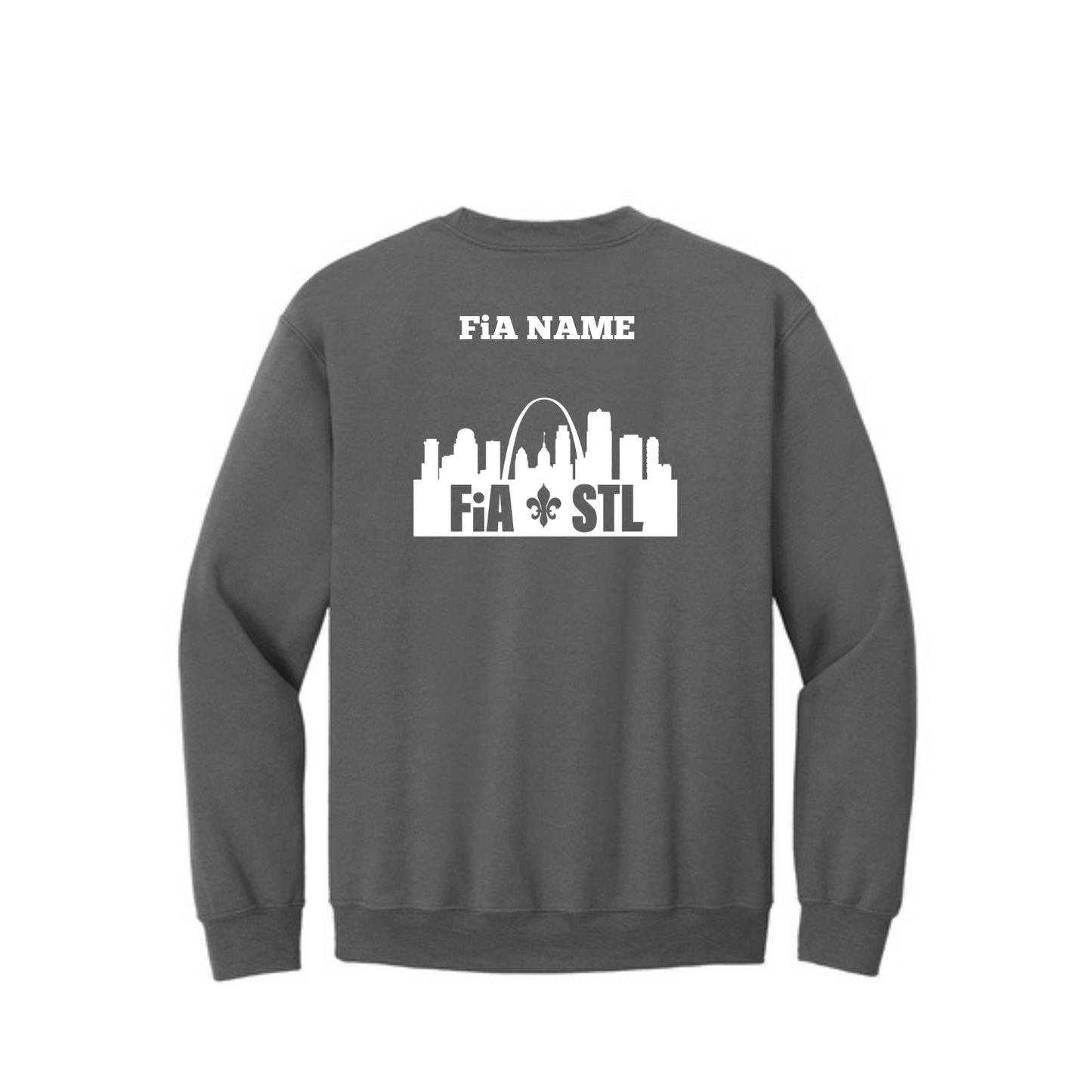 St. Louis, MO - PERSONALIZED Gildan Heavy Blend Crewneck Sweatshirt