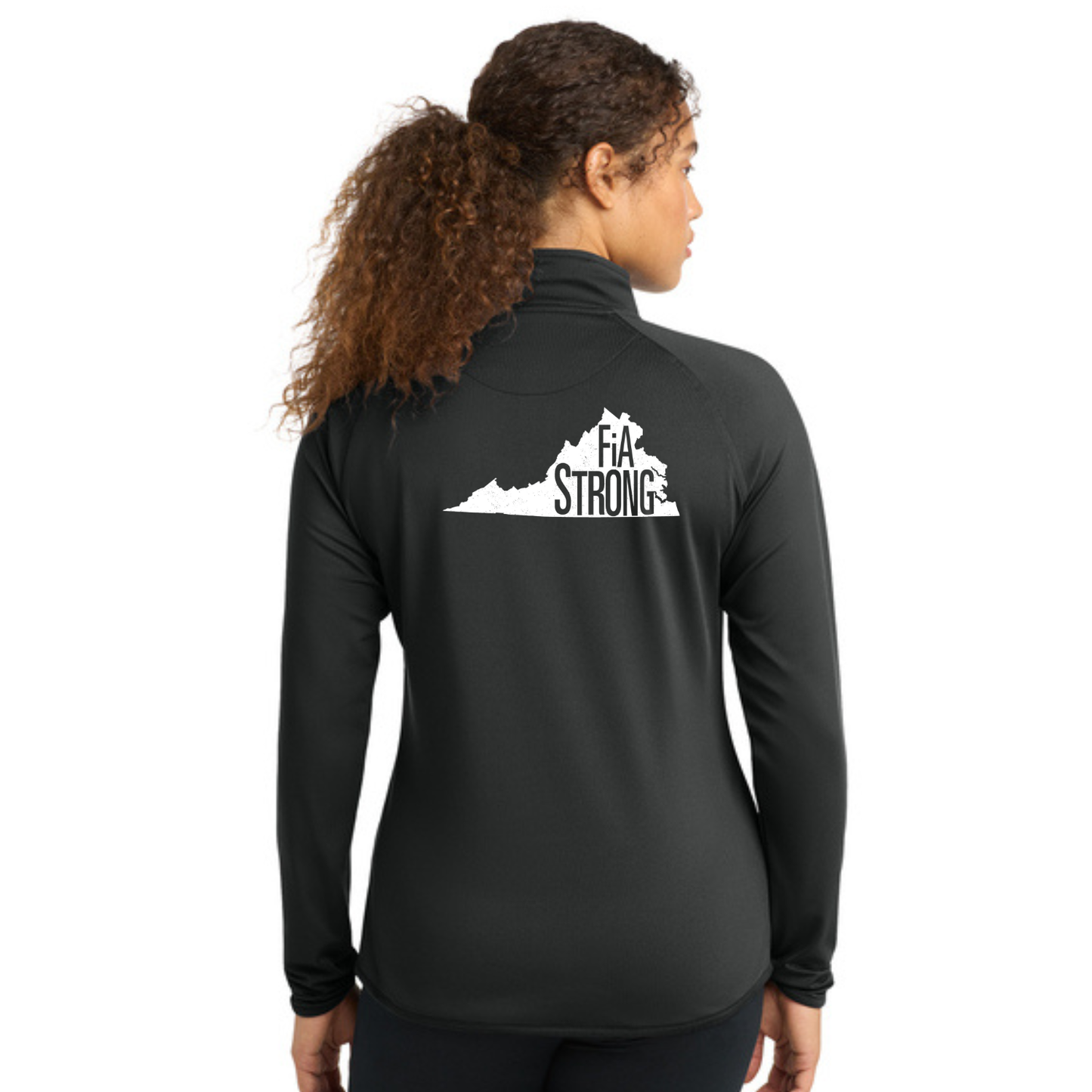 Virginia Strong - Sport Tek Sport-Wick Stretch 1/4-Zip Pullover