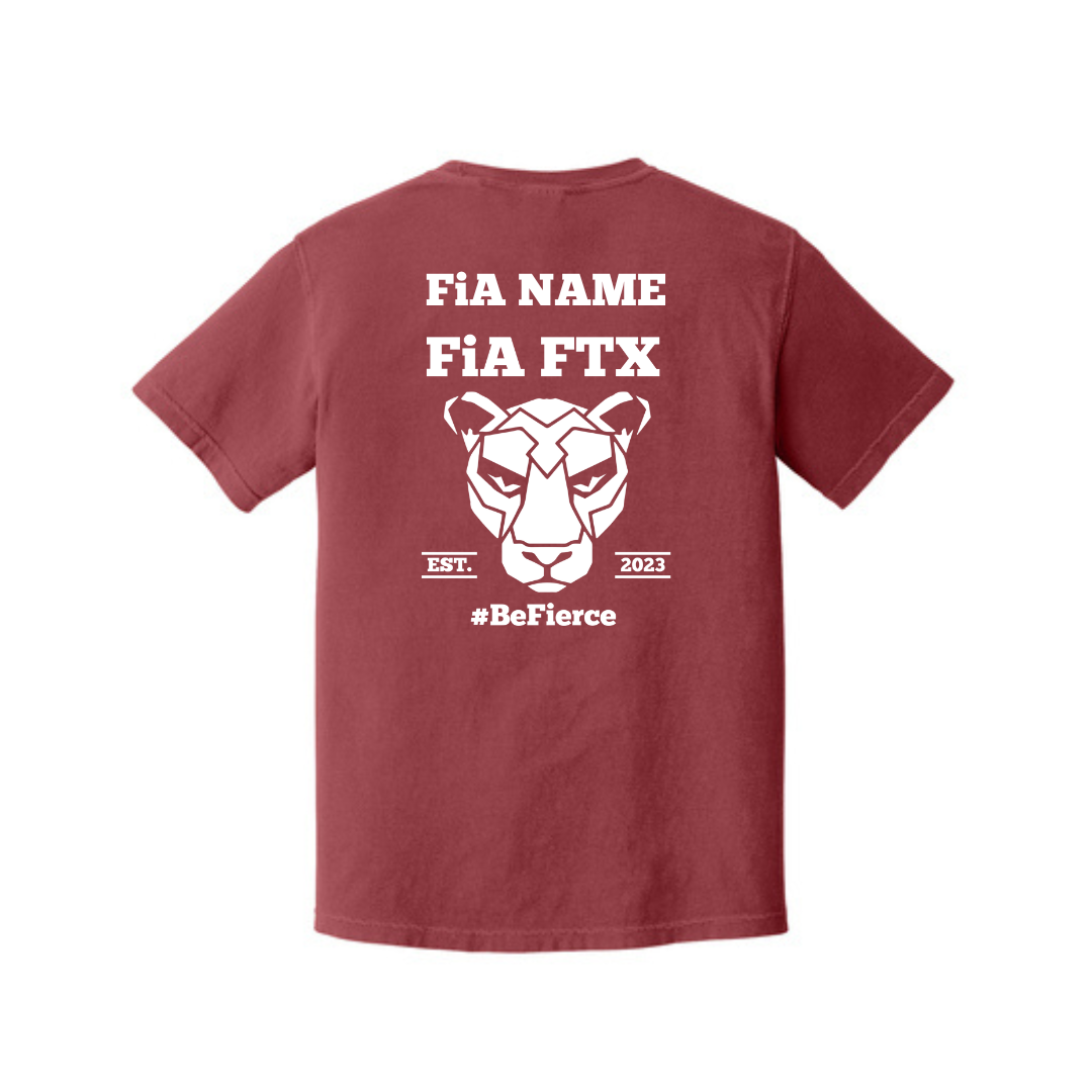 FTX, TX - PERSONALIZED Comfort Colors Heavyweight Ring Spun Tee