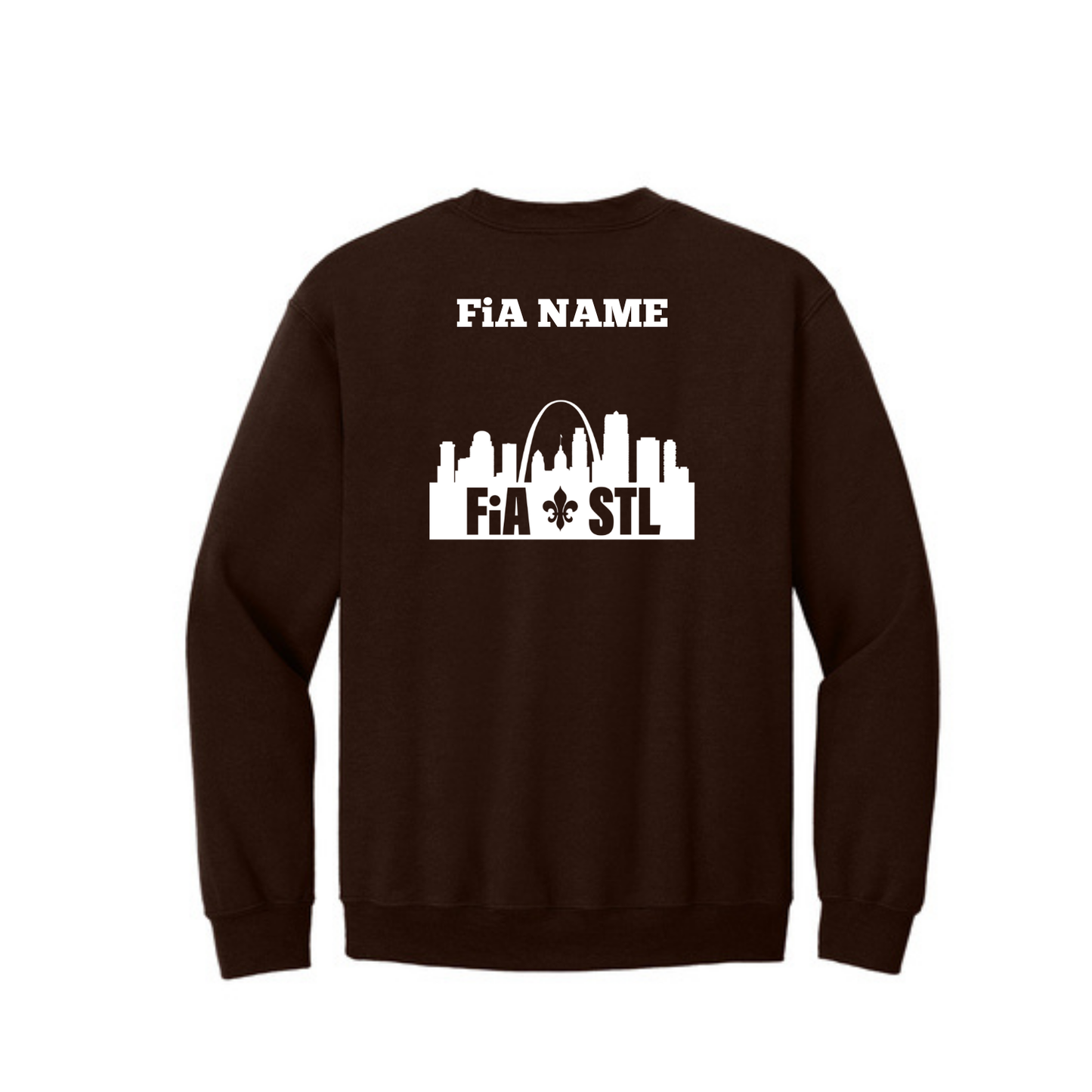 St. Louis, MO - PERSONALIZED Gildan Heavy Blend Crewneck Sweatshirt
