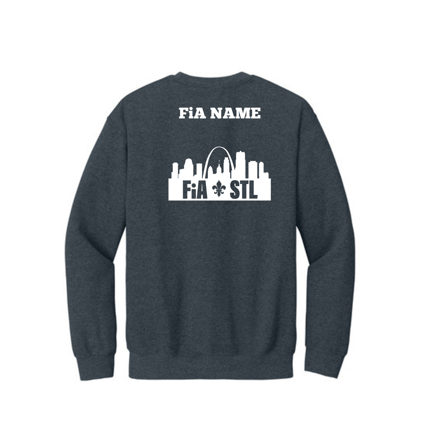 St. Louis, MO - PERSONALIZED Gildan Heavy Blend Crewneck Sweatshirt