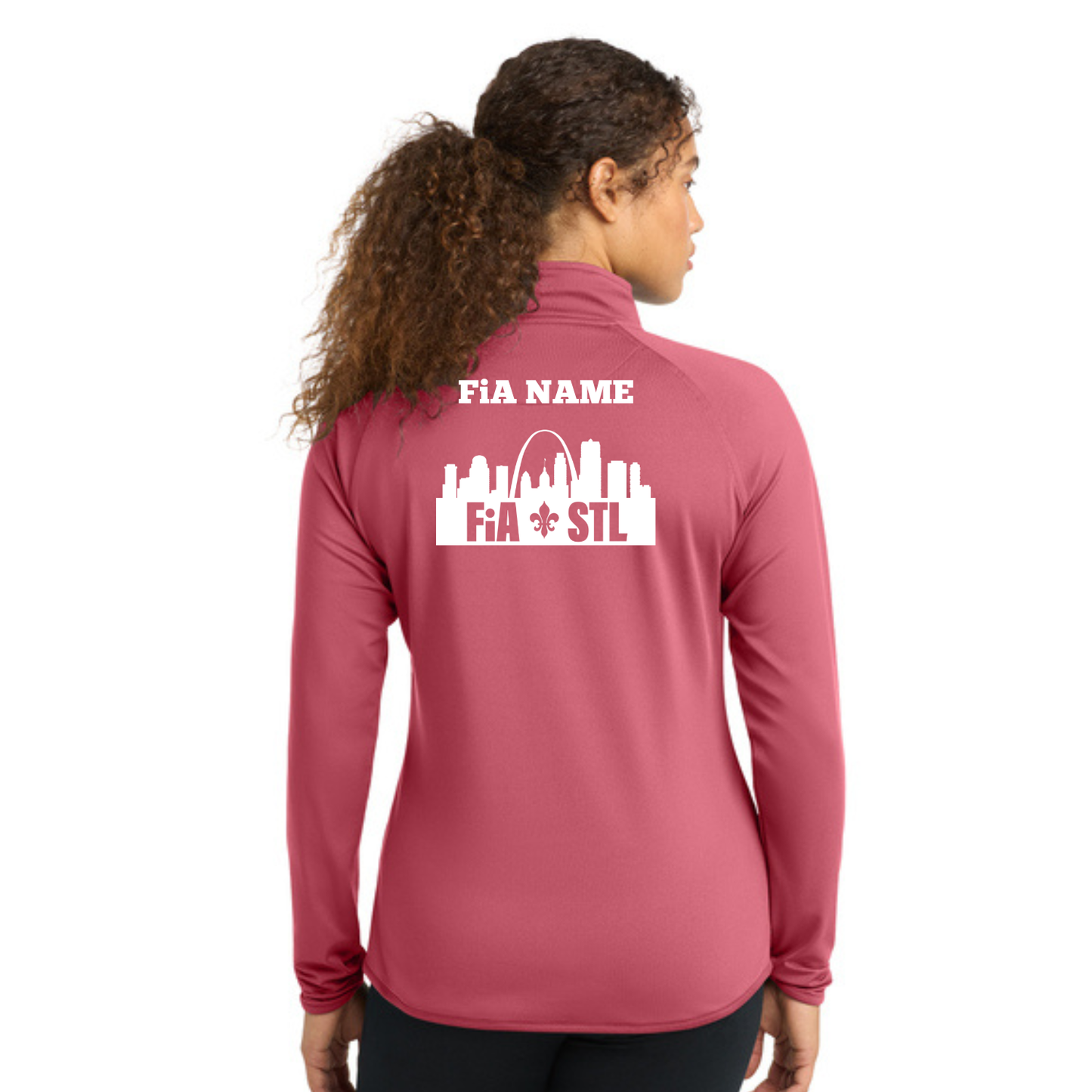 St. Louis, MO - PERSONALIZED Sport Tek Sport-Wick Stretch 1/4-Zip Pullover