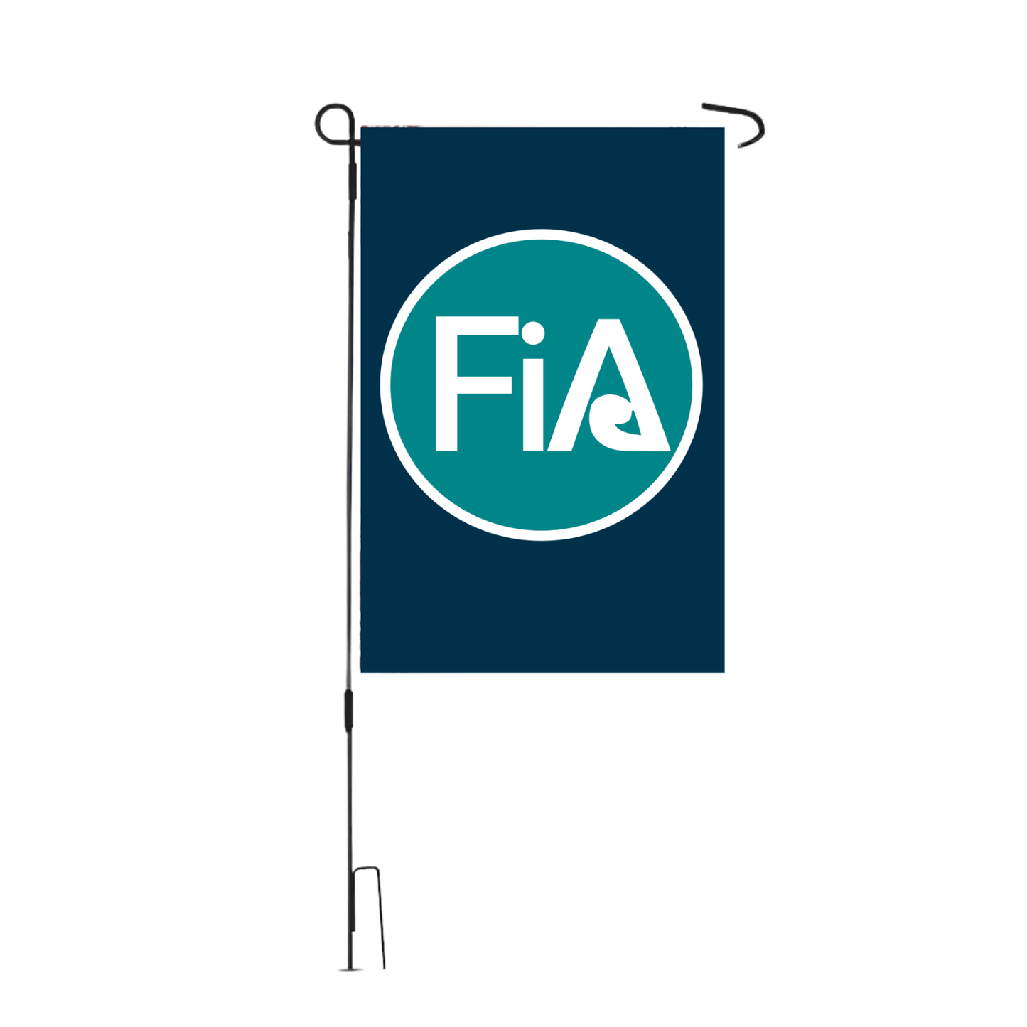 FiA Lifestyle - Garden Flag w/Iron Poles