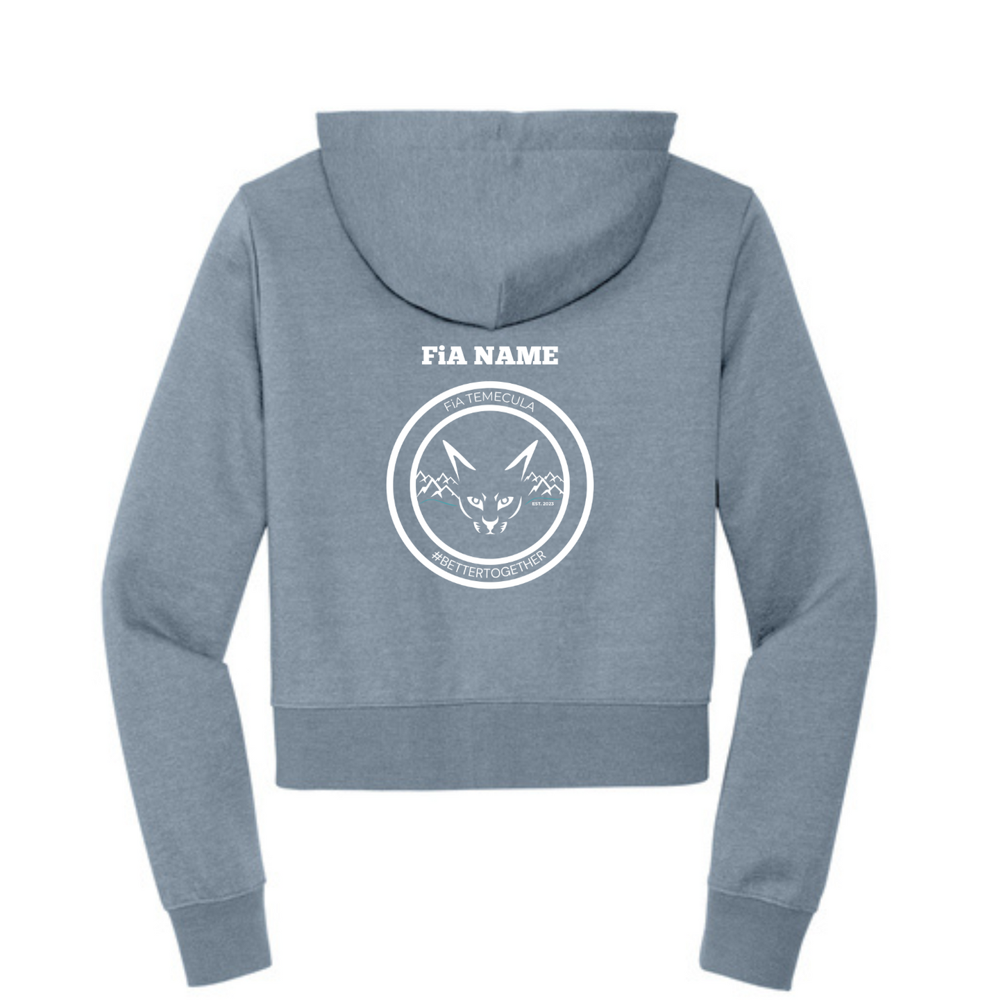Temecula, CA - PERSONALIZED District Women’s V.I.T. Fleece Full-Zip Hoodie