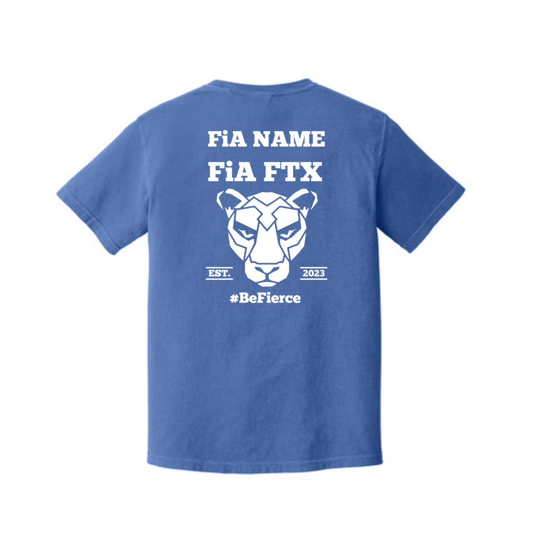 FTX, TX - PERSONALIZED Comfort Colors Heavyweight Ring Spun Tee