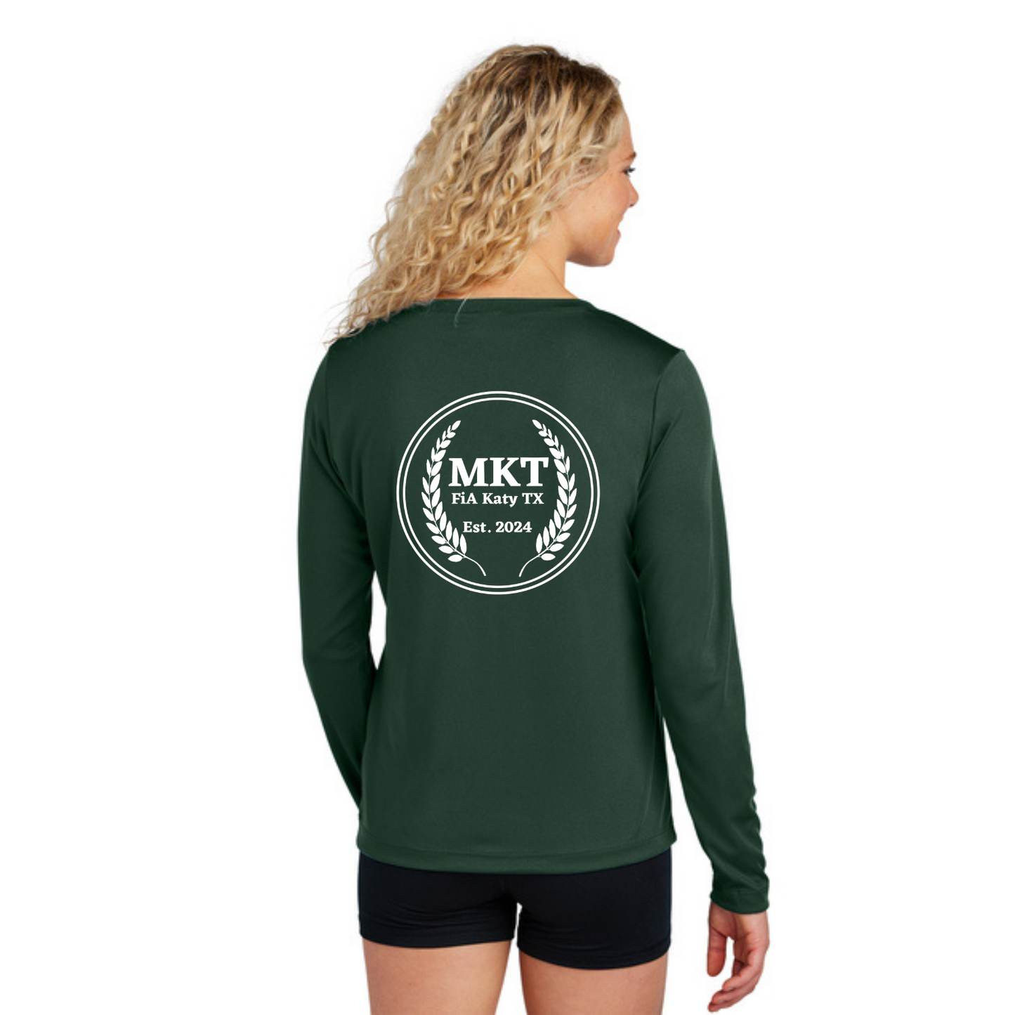 MKT, TX - Sport Tek Long Sleeve Performance V-Neck Tee