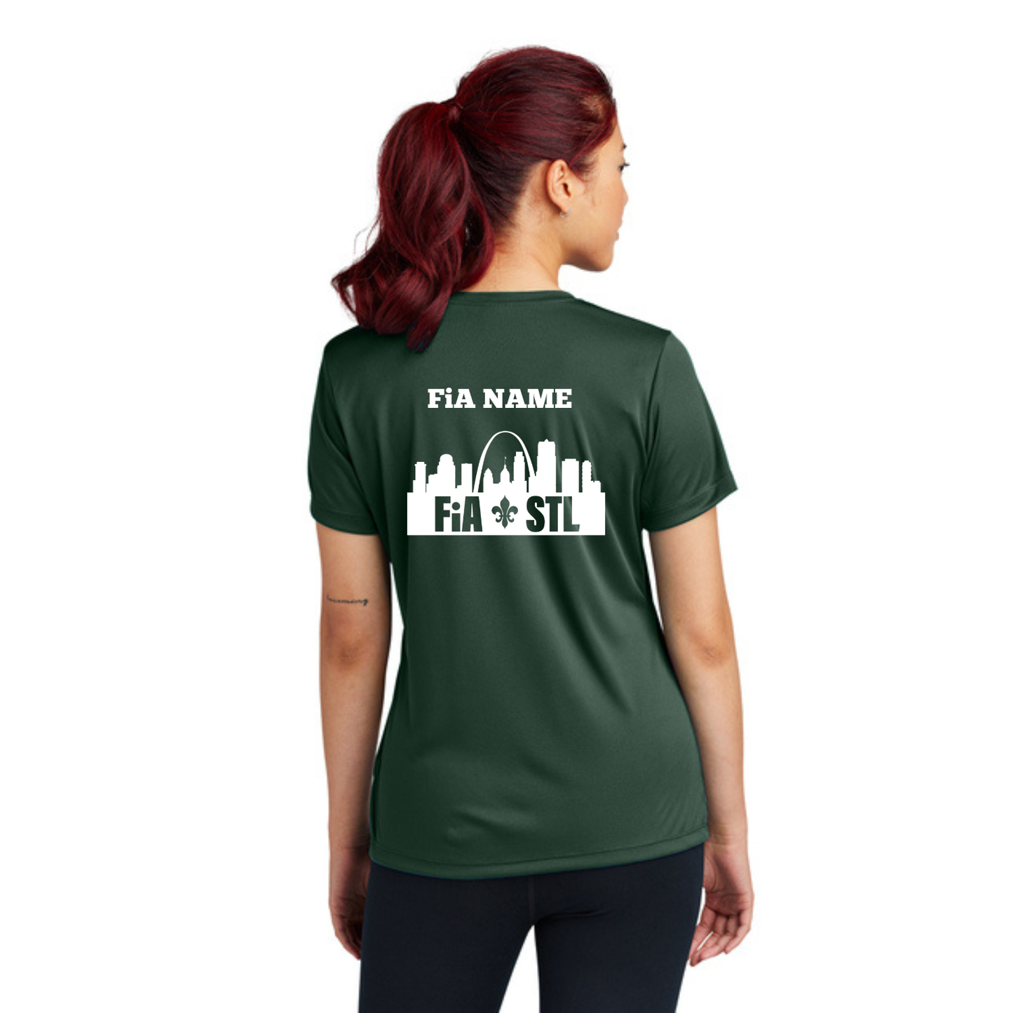 St. Louis, MO - PERSONALIZED Sport Tek Crew Neck Short Sleeve Performance Tee