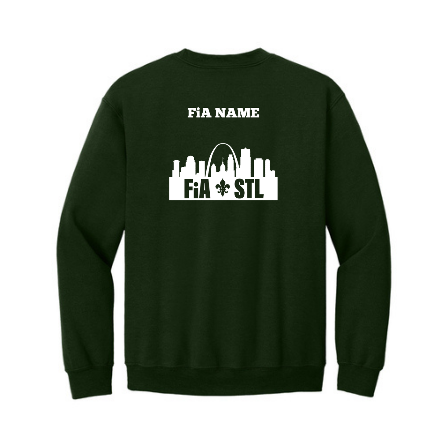 St. Louis, MO - PERSONALIZED Gildan Heavy Blend Crewneck Sweatshirt