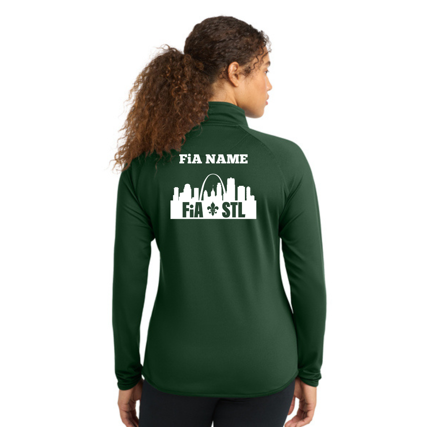 St. Louis, MO - PERSONALIZED Sport Tek Sport-Wick Stretch 1/4-Zip Pullover