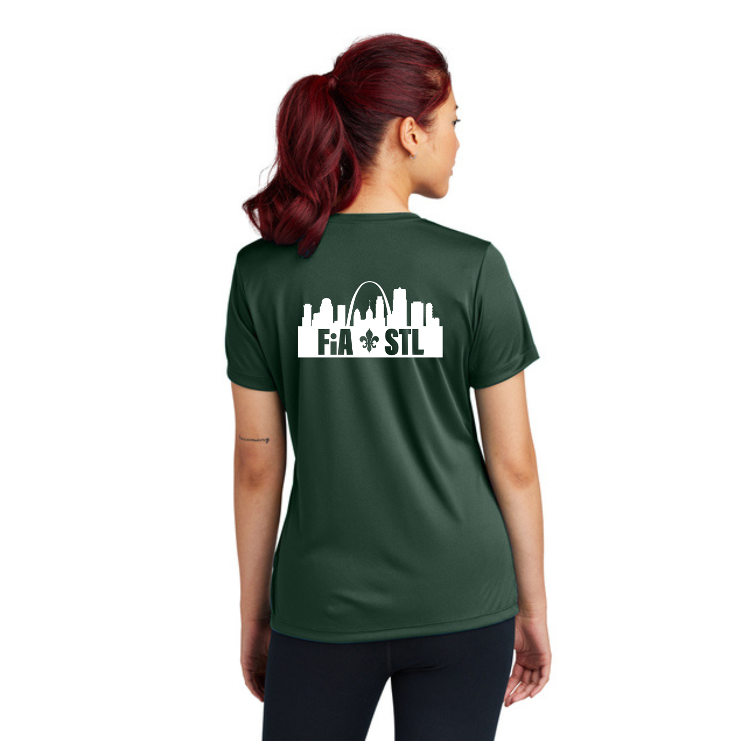 St. Louis, MO - Sport Tek Crew Neck Short Sleeve Performance Tee