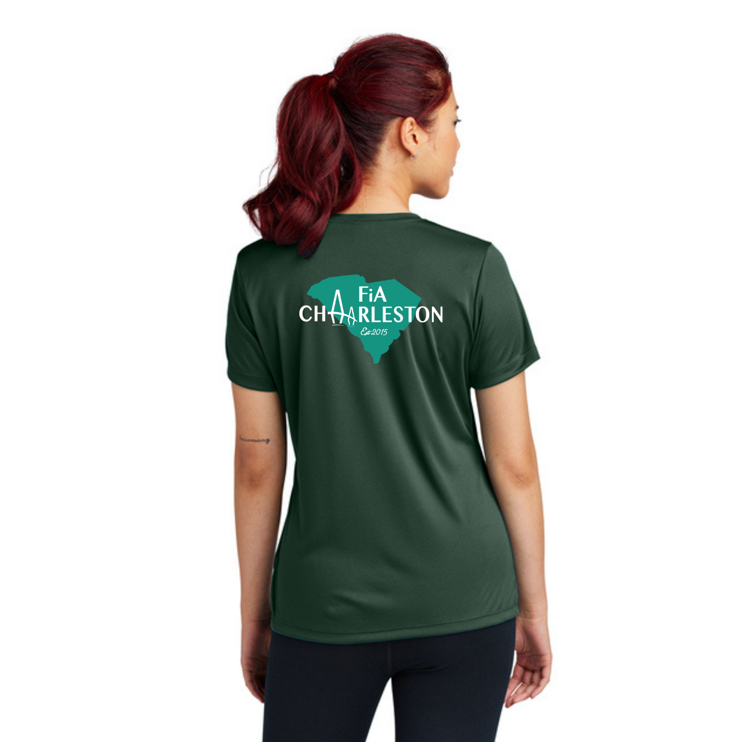 Charleston, SC - Sport Tek Crew Neck Short Sleeve Performance Tee