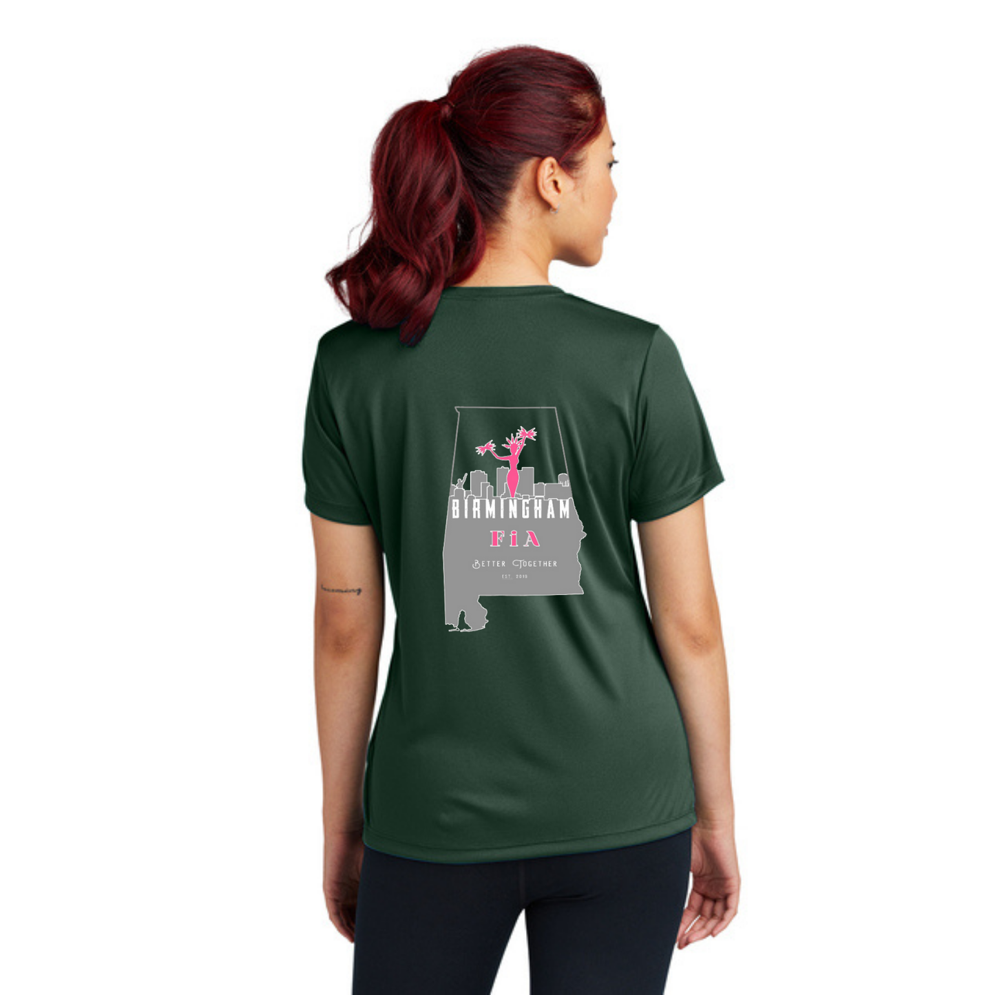 Birmingham, AL - Sport Tek Crew Neck Short Sleeve Performance Tee