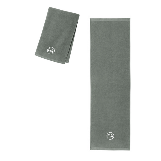 Embroidered Microfiber Fitness Towel