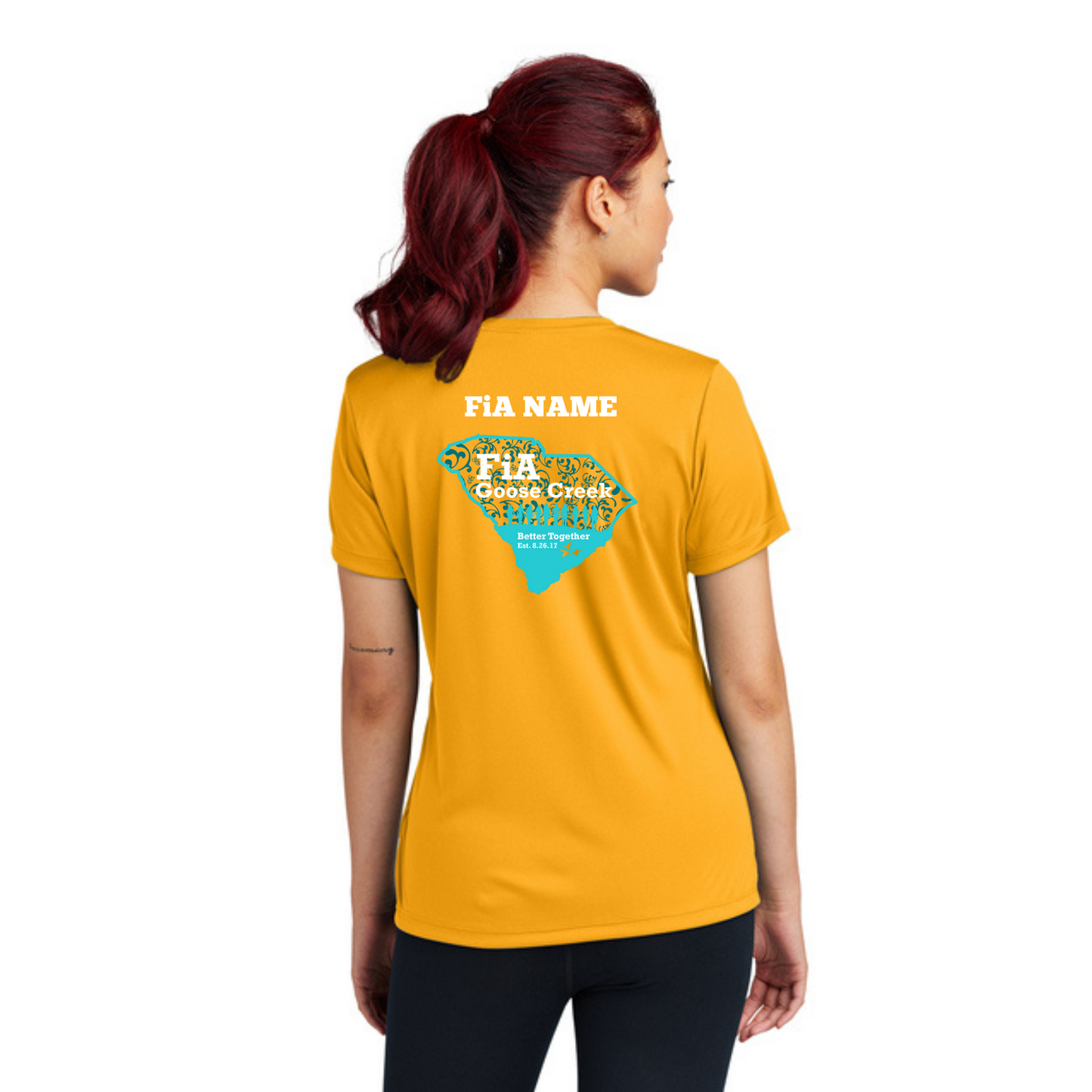 Goose Creek, SC - PERSONALIZED Sport Tek Crew Neck Short Sleeve Performance Tee