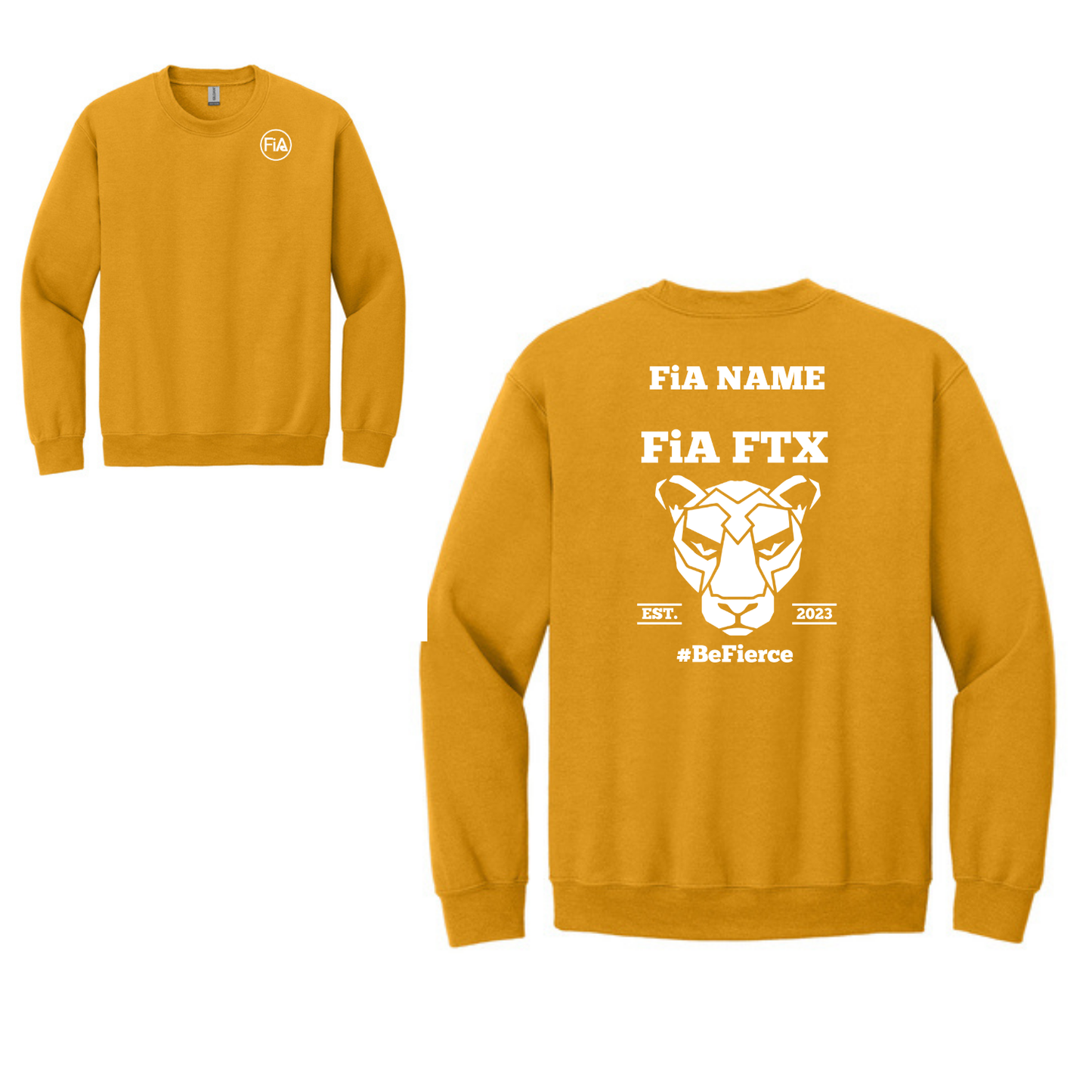 FTX, TX - PERSONALIZED Gildan Heavy Blend Crewneck Sweatshirt