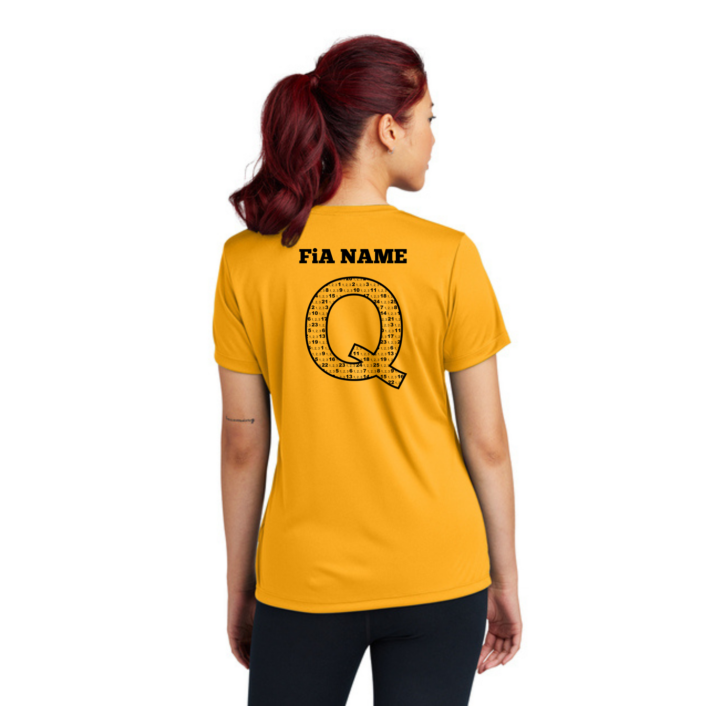 Q Shirt - PERSONALIZED Sport Tek Short Sleeve Performance Tee