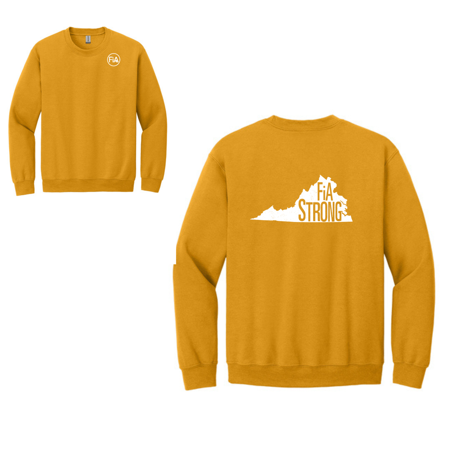 Virginia Strong - Gildan Heavy Blend Crewneck Sweatshirt