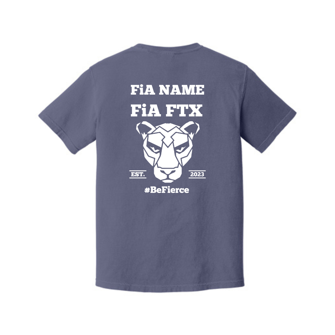 FTX, TX - PERSONALIZED Comfort Colors Heavyweight Ring Spun Tee