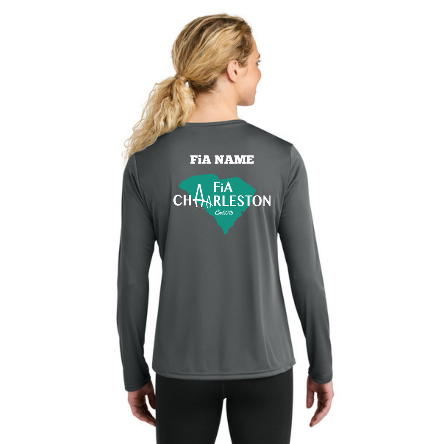 Charleston, SC - PERSONALIZED A4 Cooling Performance Long Sleeve Tee