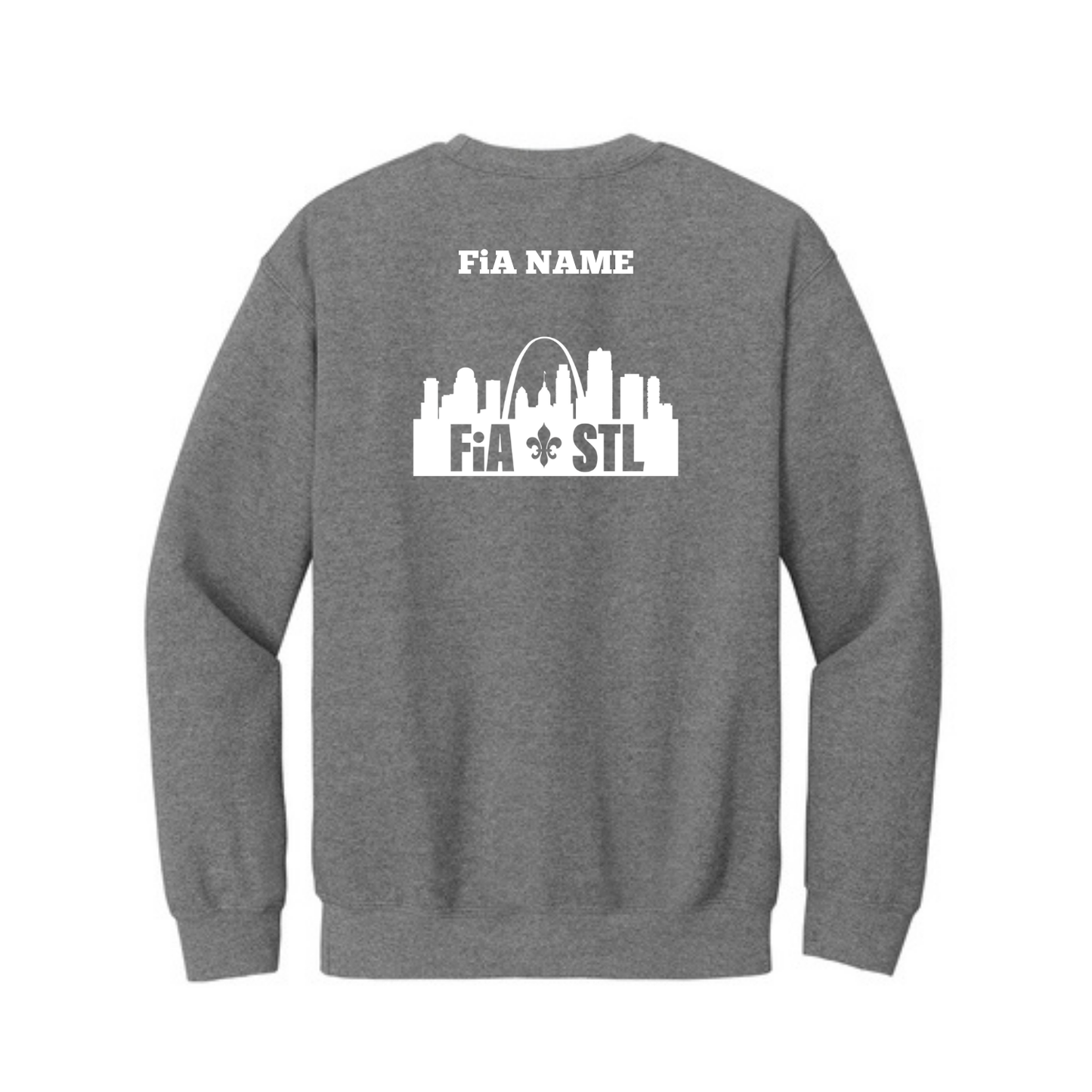 St. Louis, MO - PERSONALIZED Gildan Heavy Blend Crewneck Sweatshirt