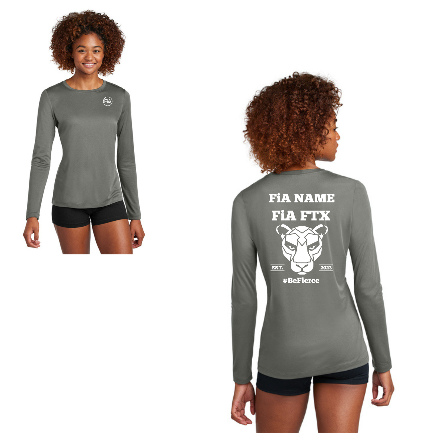 FTX, TX - PERSONALIZED Sport Tek Women's Posi-UV Pro Long Sleeve