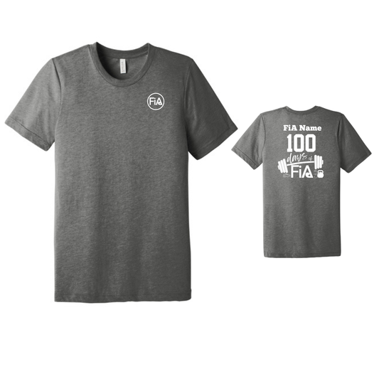 100 days of FiA - BELLA+CANVAS Unisex Triblend Short Sleeve Tee