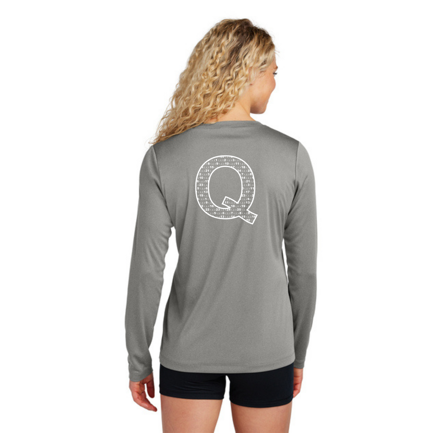 Q Shirt - Sport Tek Long Sleeve V-Neck Tee