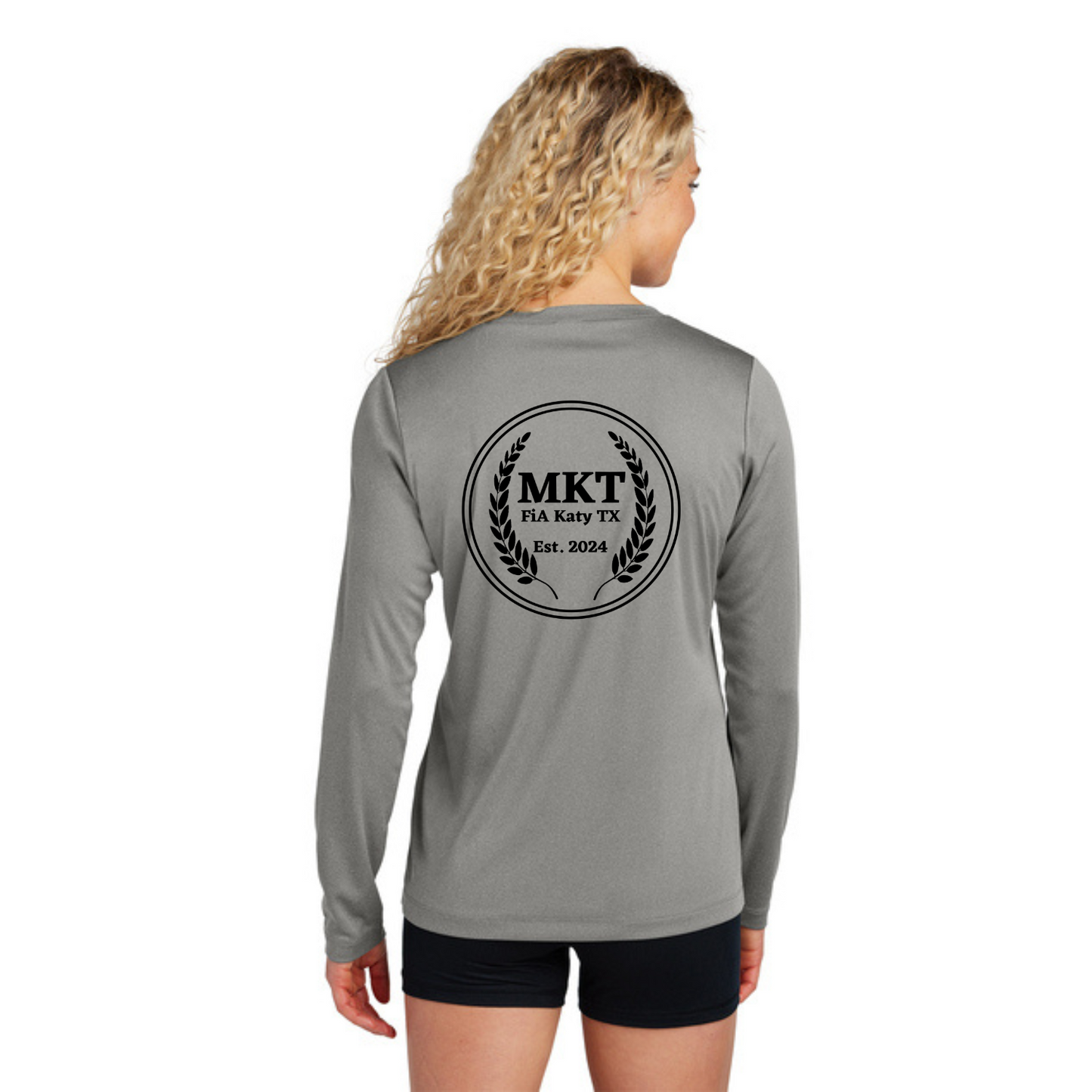 MKT, TX - Sport Tek Long Sleeve Performance V-Neck Tee