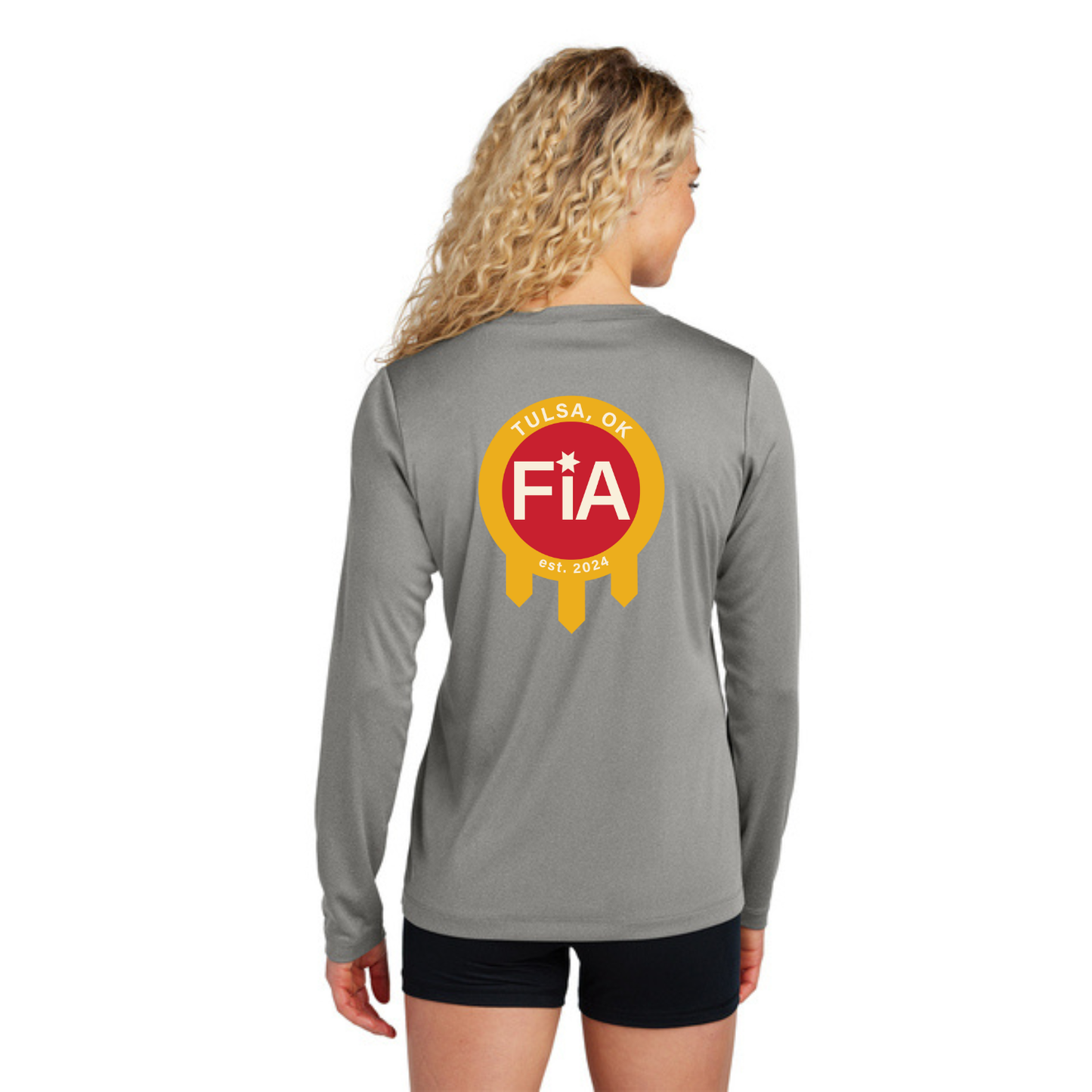 Tulsa, OK - Sport Tek Long Sleeve Performance V-Neck Tee