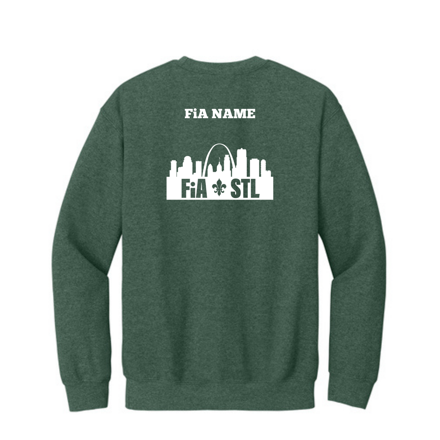 St. Louis, MO - PERSONALIZED Gildan Heavy Blend Crewneck Sweatshirt