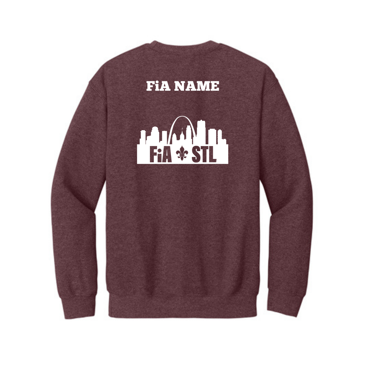 St. Louis, MO - PERSONALIZED Gildan Heavy Blend Crewneck Sweatshirt