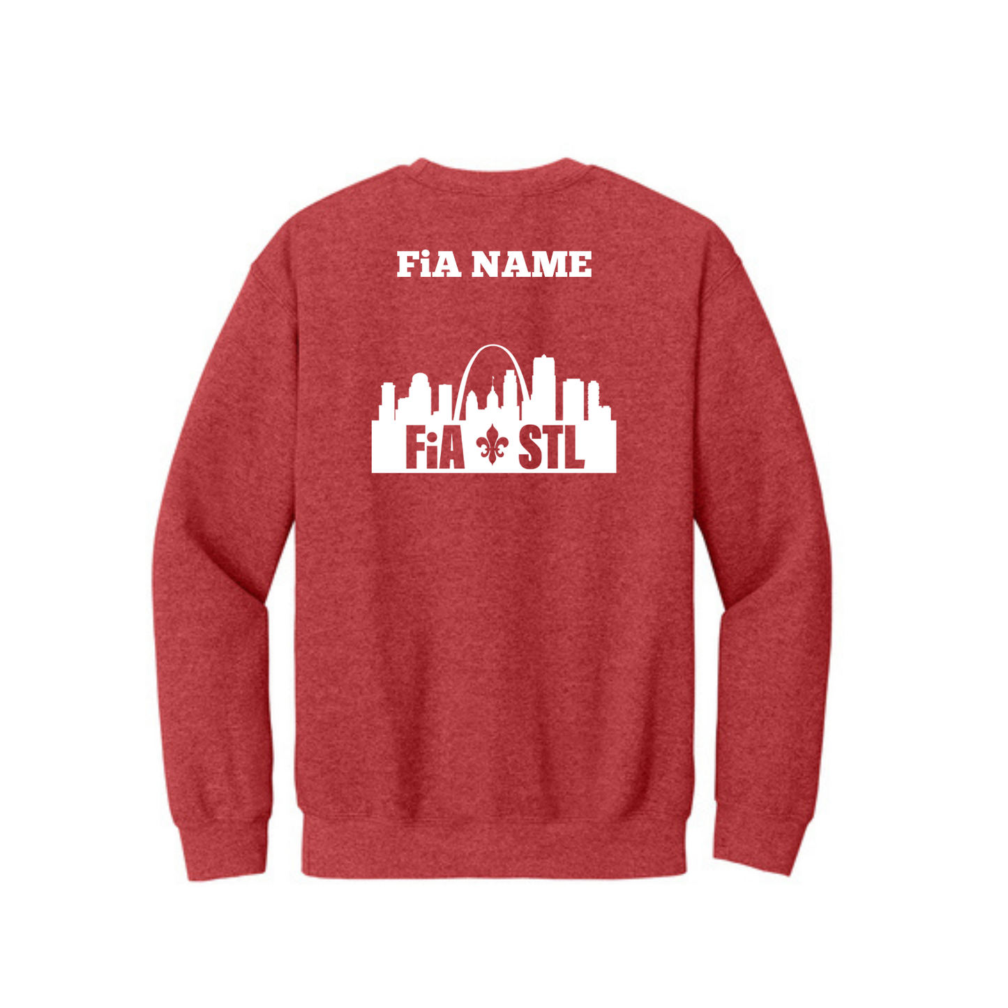 St. Louis, MO - PERSONALIZED Gildan Heavy Blend Crewneck Sweatshirt