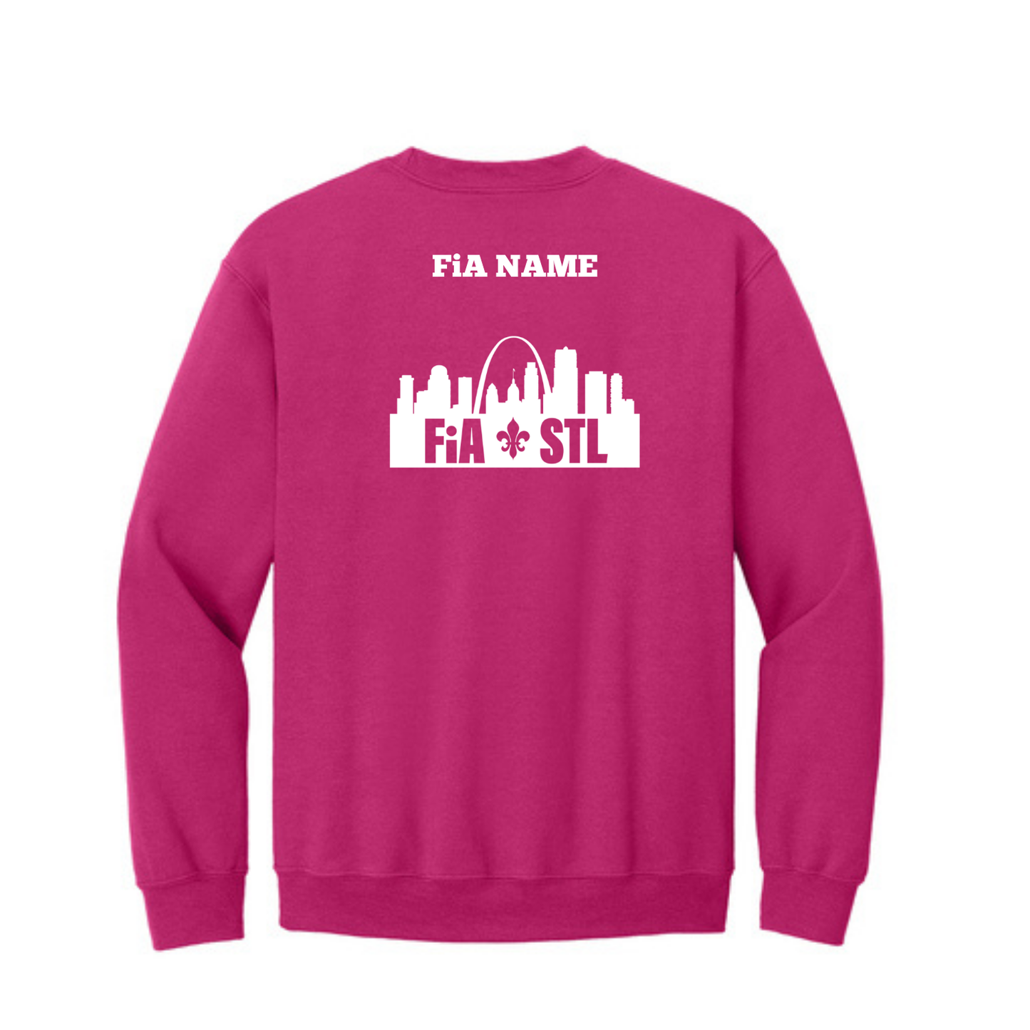 St. Louis, MO - PERSONALIZED Gildan Heavy Blend Crewneck Sweatshirt