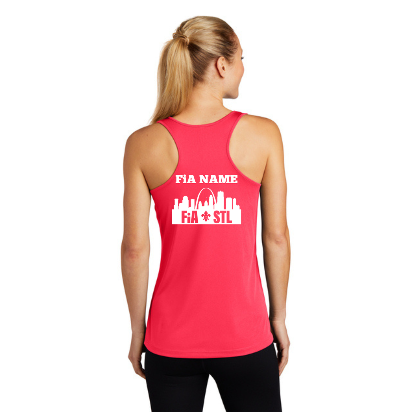St. Louis, MO - PERSONALIZED Sport Tek Racerback Tank