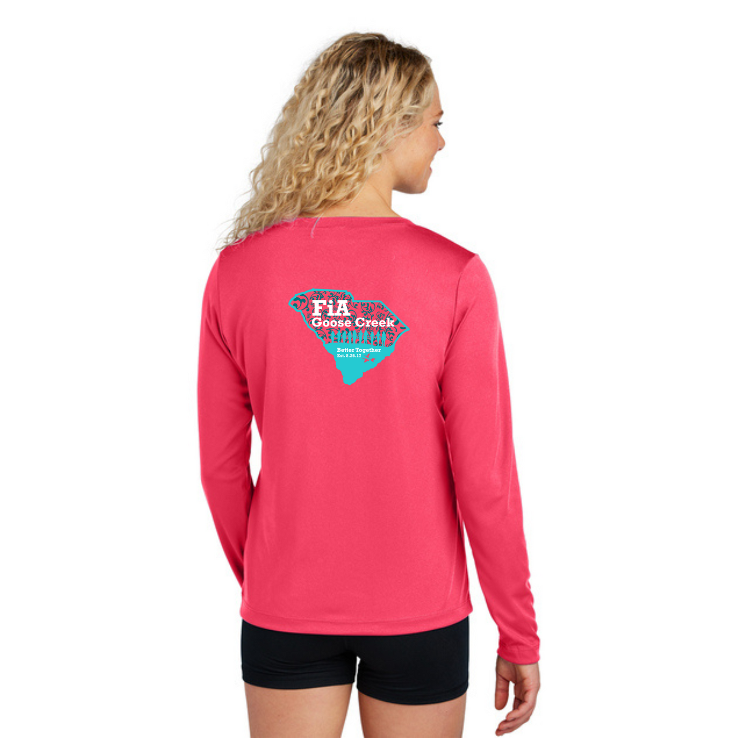 Goose Creek, SC - Sport Tek Long Sleeve Performance V-Neck Tee
