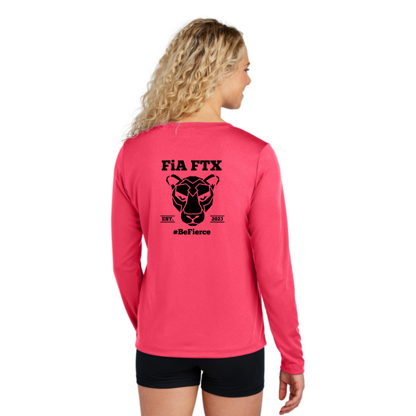 FTX, TX - Sport Tek Long Sleeve Performance V-Neck Tee