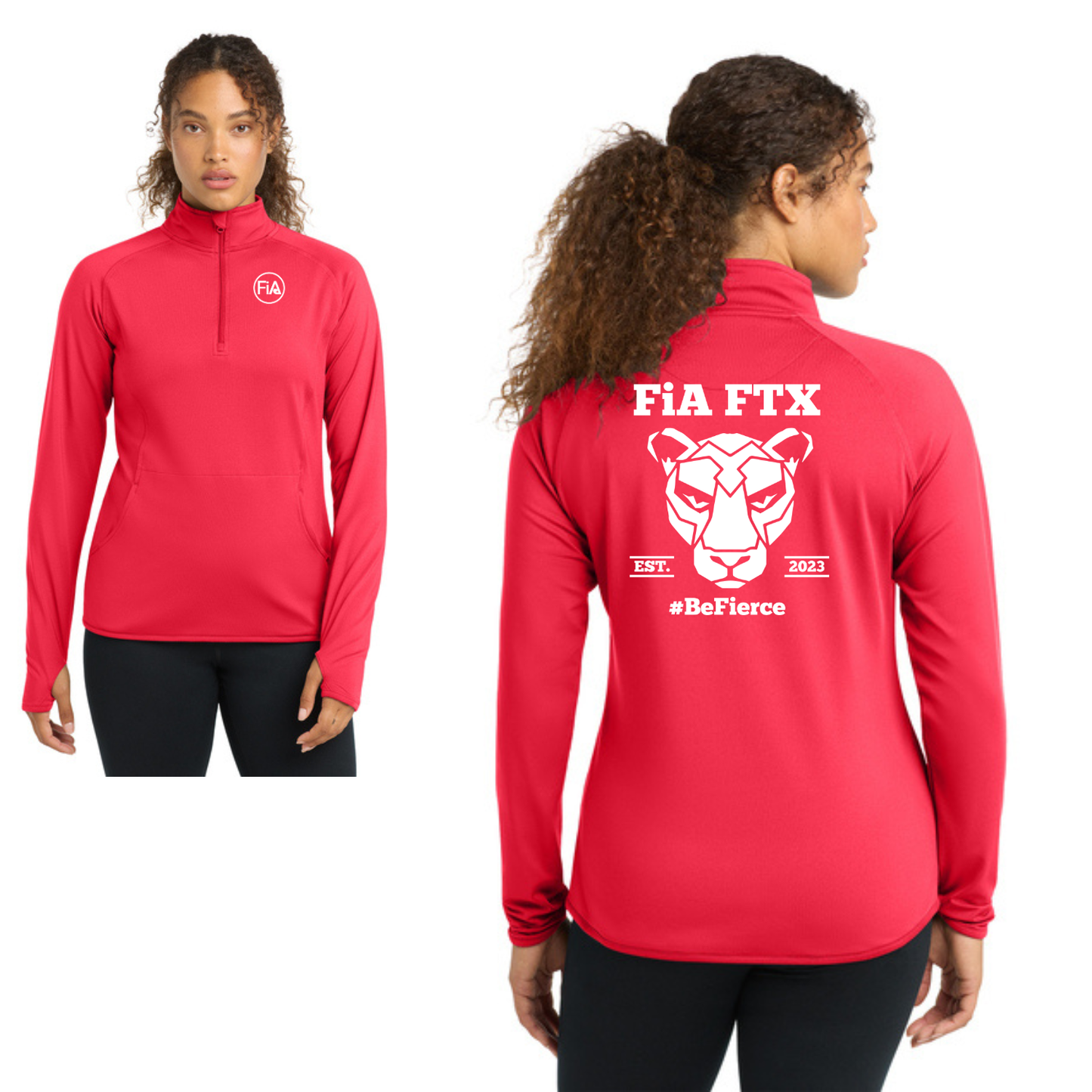 FTX, TX - Sport Tek Sport-Wick Stretch 1/4-Zip Pullover