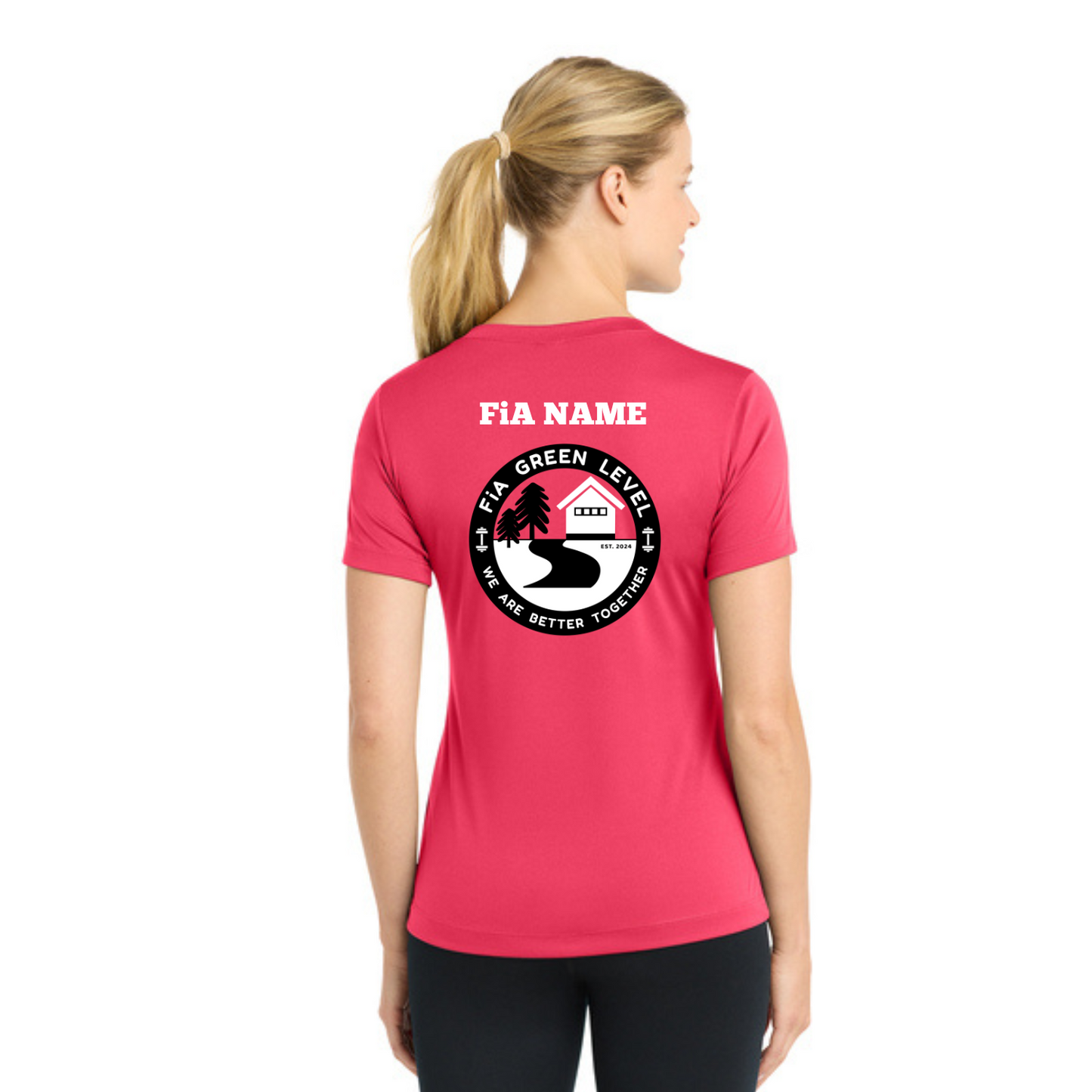 Green Level, NC - PERSONALIZED Sport Tek Crew Neck Short Sleeve Performance Tee