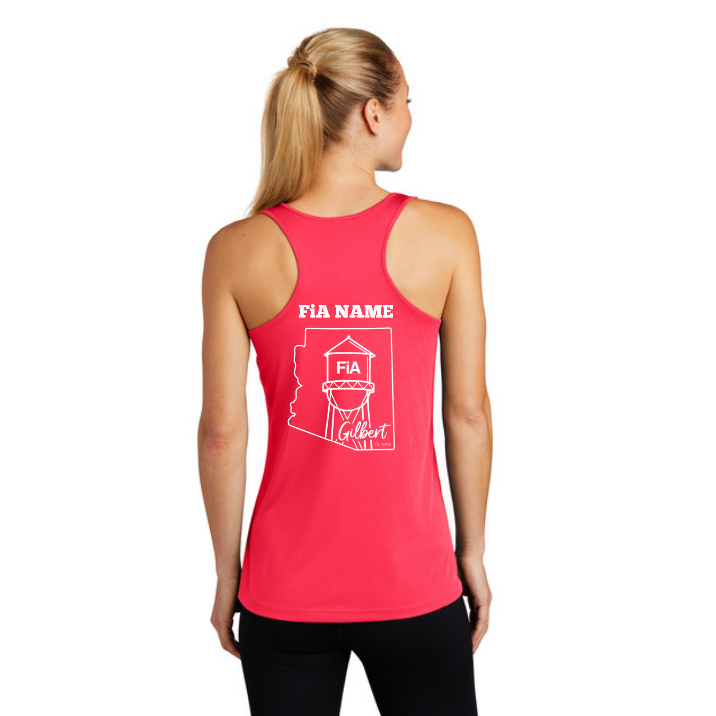 Gilbert AZ - PERSONALIZED Sport Tek Women's Racerback Tank