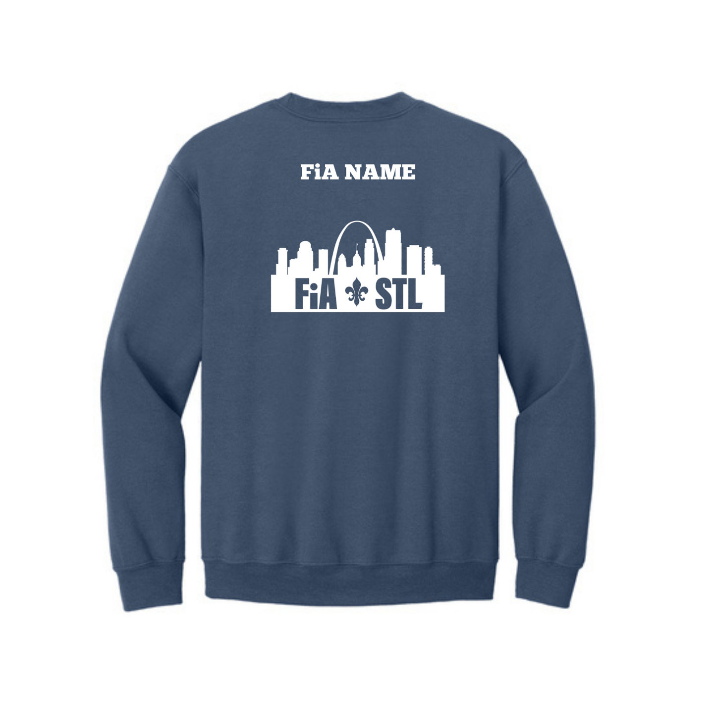 St. Louis, MO - PERSONALIZED Gildan Heavy Blend Crewneck Sweatshirt
