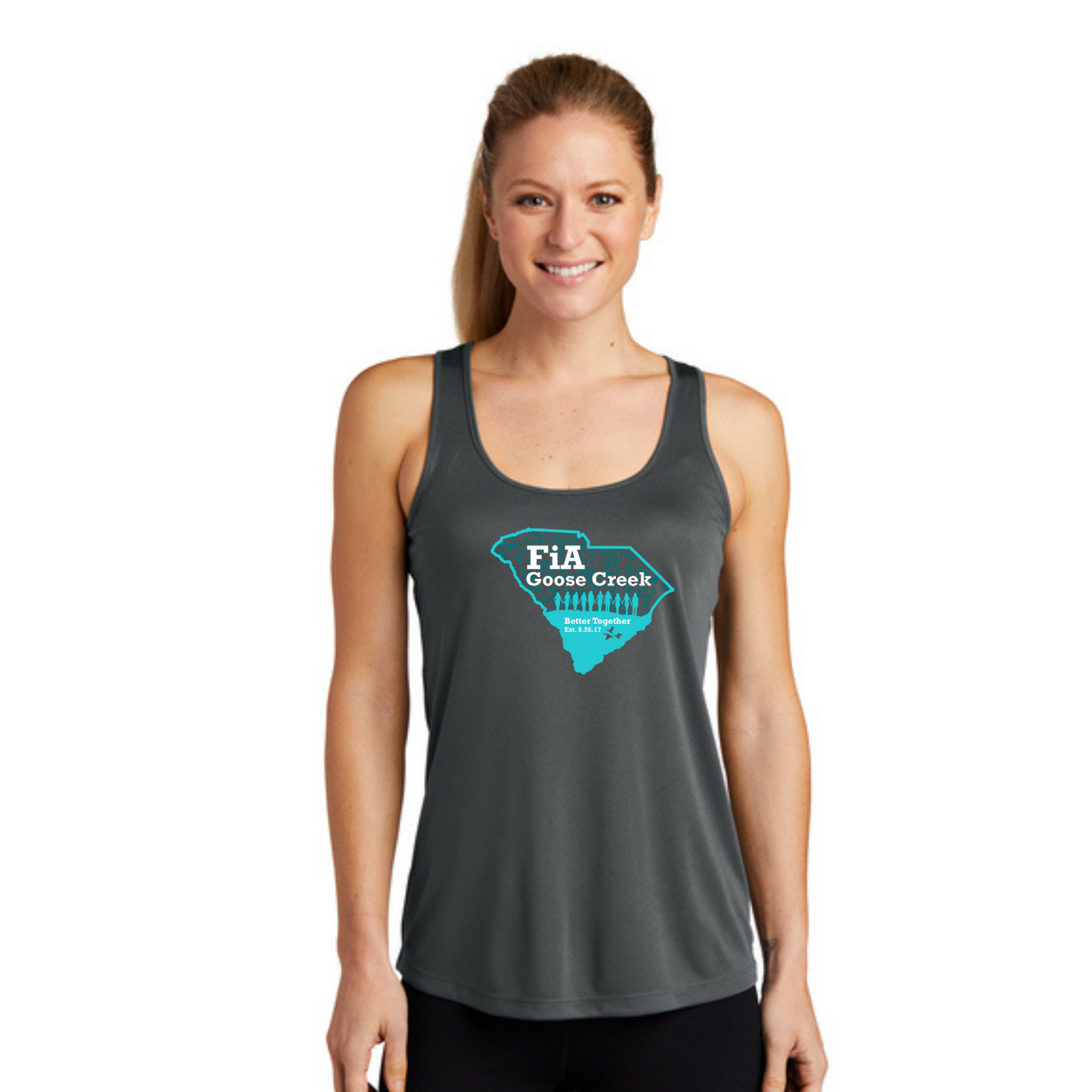 Why we FiA Goose Creek, SC - PERSONALIZED Sport Tek Racerback Tank