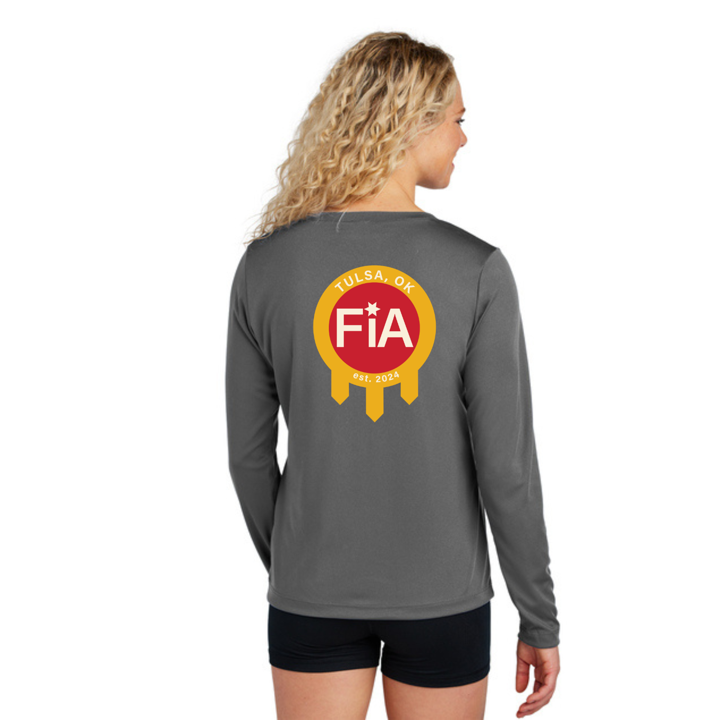 Tulsa, OK - Sport Tek Long Sleeve Performance V-Neck Tee