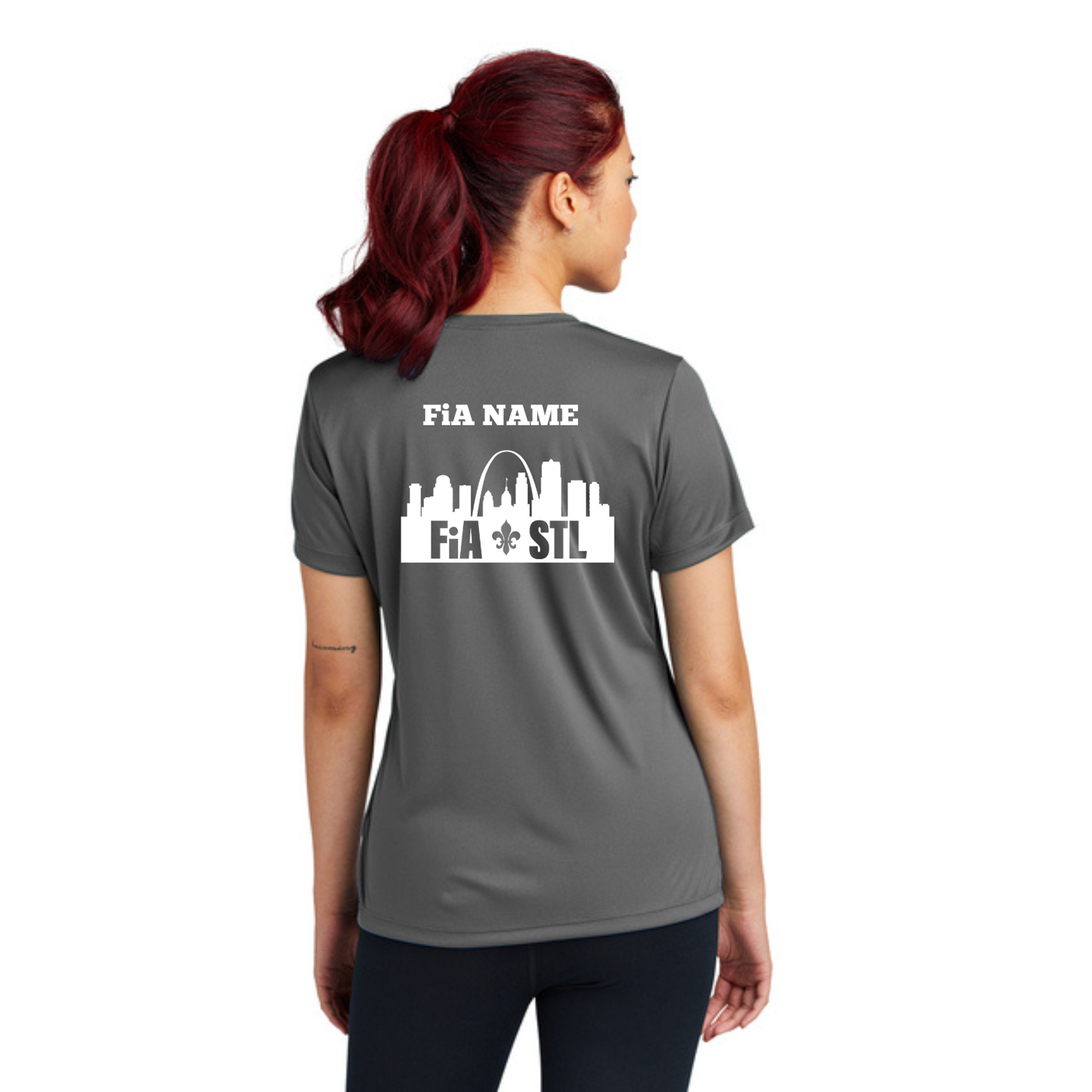 St. Louis, MO - PERSONALIZED Sport Tek Crew Neck Short Sleeve Performance Tee