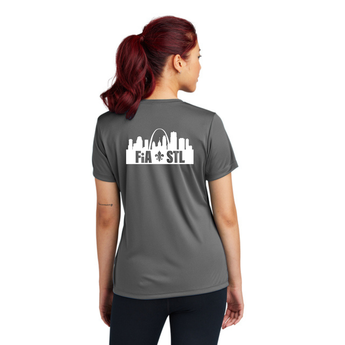 St. Louis, MO - Sport Tek Crew Neck Short Sleeve Performance Tee