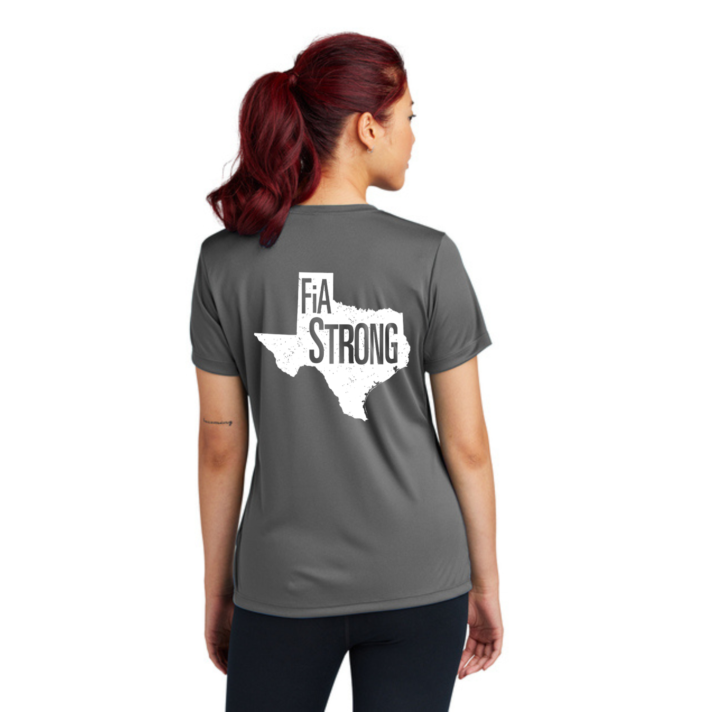 Texas Strong - Sport Tek Crew Neck Short Sleeve Performance Tee