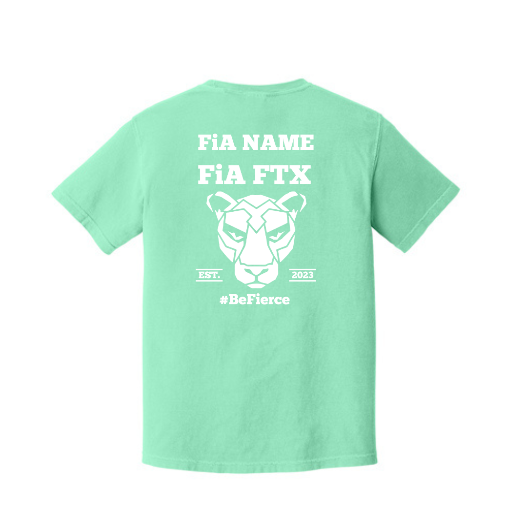 FTX, TX - PERSONALIZED Comfort Colors Heavyweight Ring Spun Tee