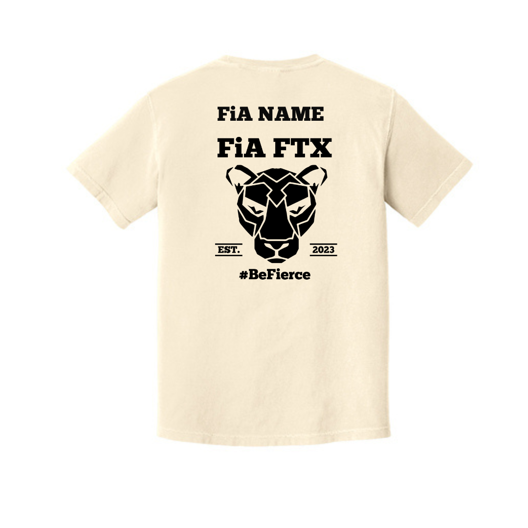 FTX, TX - PERSONALIZED Comfort Colors Heavyweight Ring Spun Tee