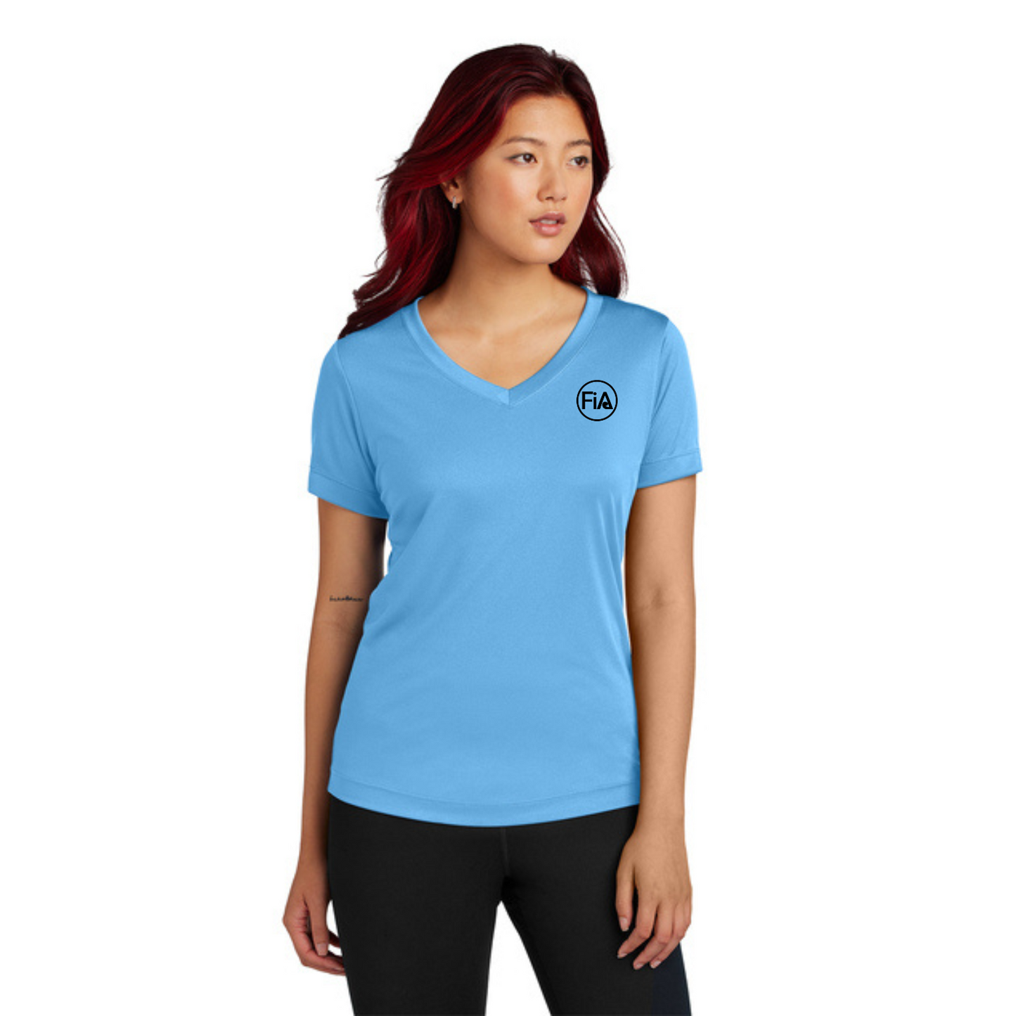 Jeff City - Sport Tek V-Neck Short Sleeve Performance Tee