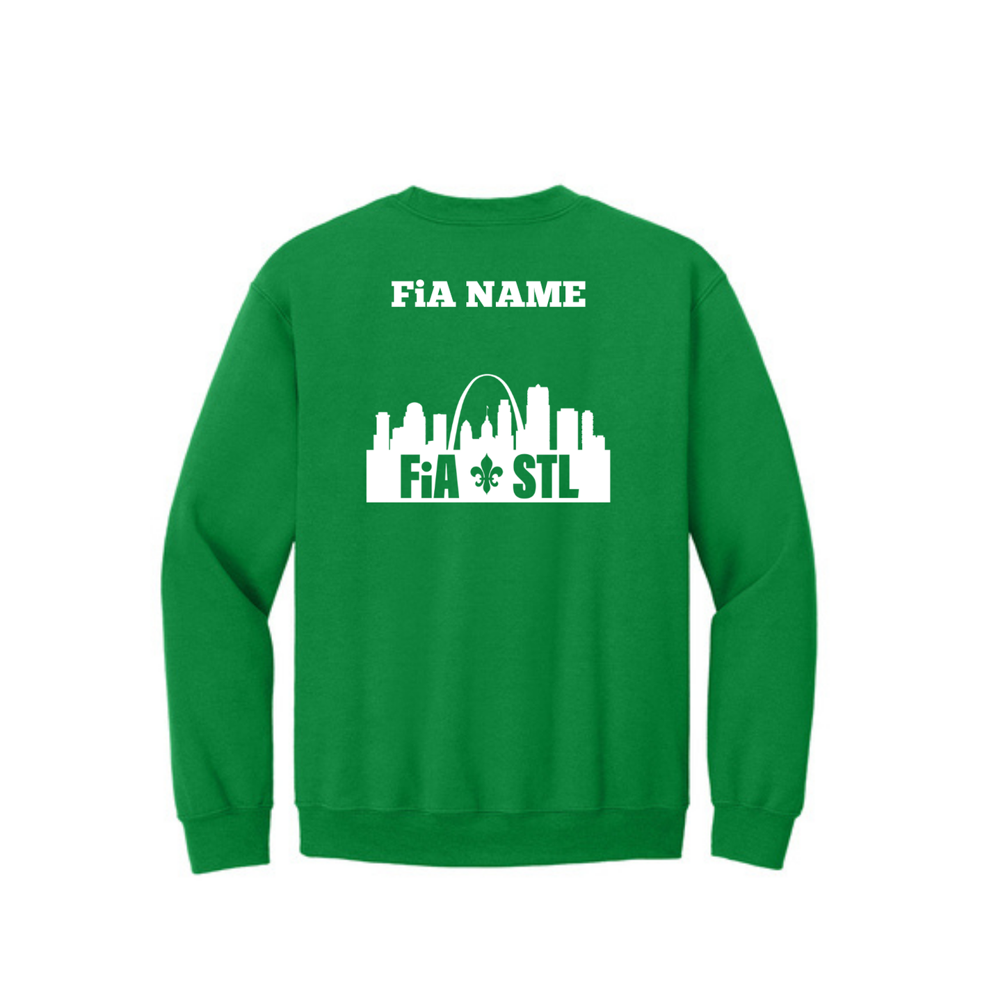 St. Louis, MO - PERSONALIZED Gildan Heavy Blend Crewneck Sweatshirt